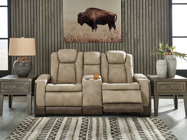Next-Gen DuraPella Power Reclining Loveseat with Console - Luxury Home Furniture (MI)