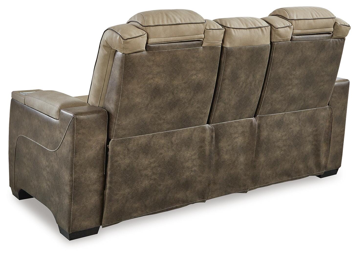 Next-Gen DuraPella Power Reclining Loveseat with Console - Luxury Home Furniture (MI)