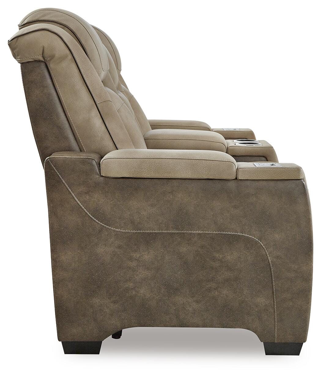 Next-Gen DuraPella Power Reclining Loveseat with Console - Luxury Home Furniture (MI)