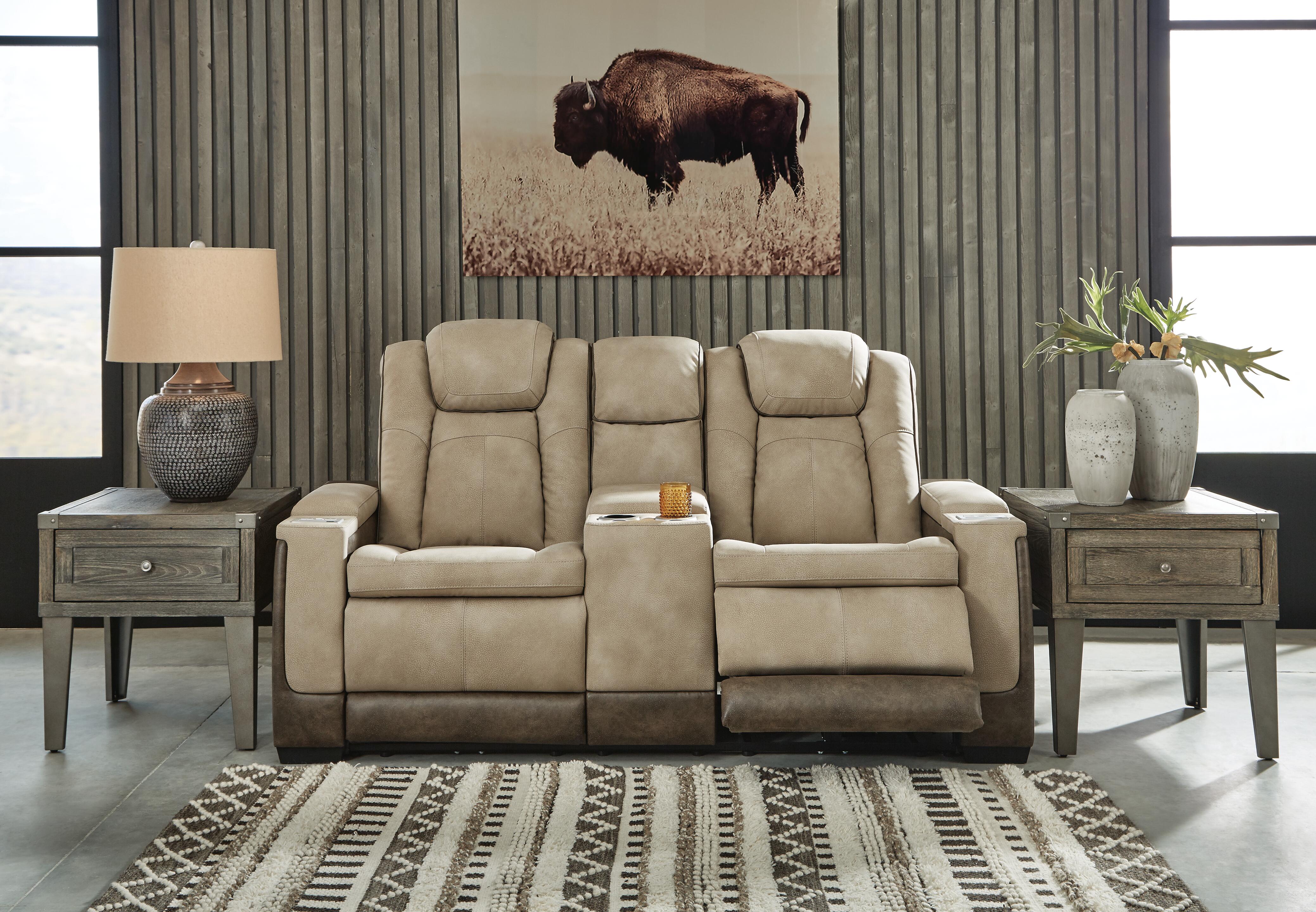 Next-Gen DuraPella Power Reclining Loveseat with Console - Luxury Home Furniture (MI)