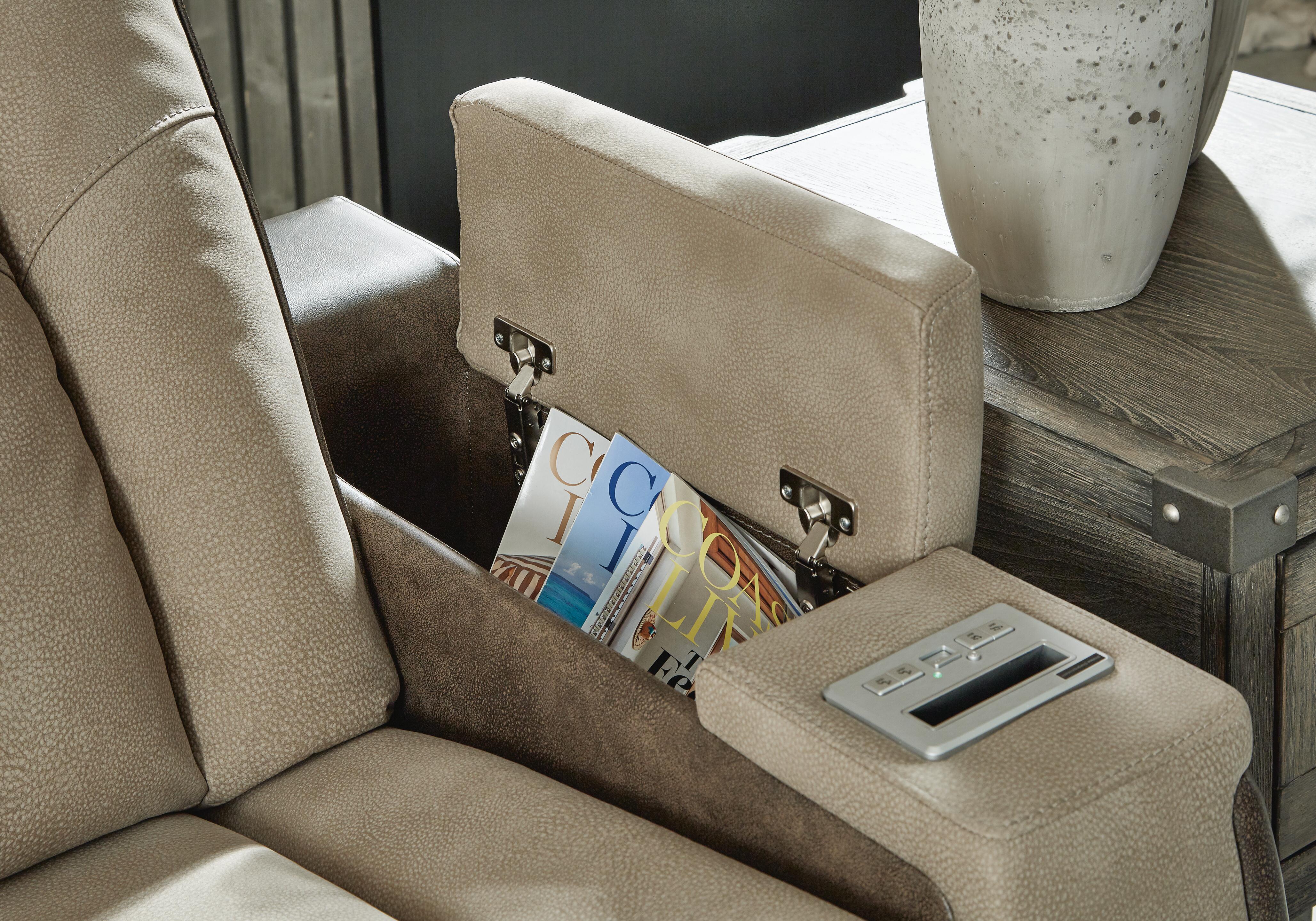 Next-Gen DuraPella Power Reclining Loveseat with Console - Luxury Home Furniture (MI)