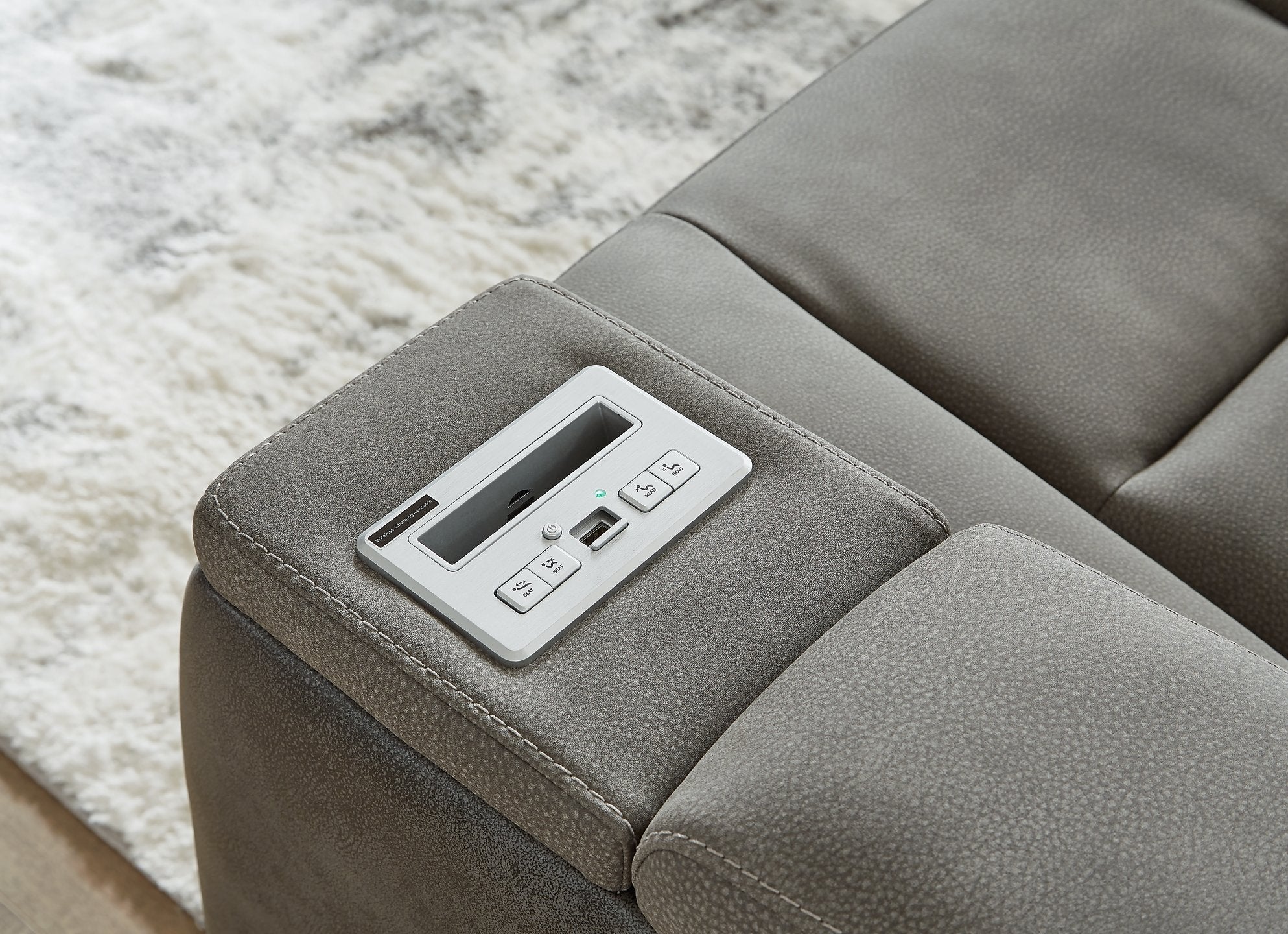 Next-Gen DuraPella Power Reclining Loveseat with Console - Luxury Home Furniture (MI)