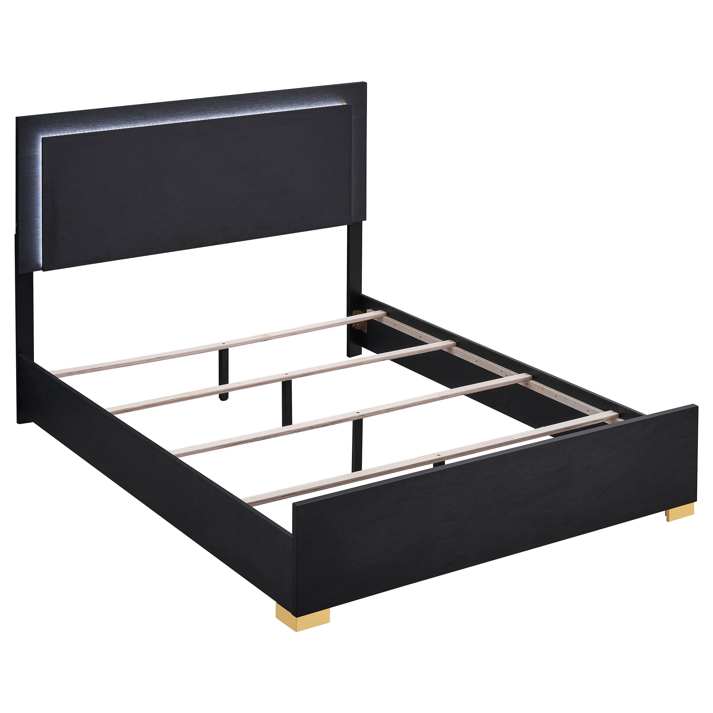 Marceline Bedroom Sets White & Black 4 & 5 Piece - Luxury Home Furniture (MI)