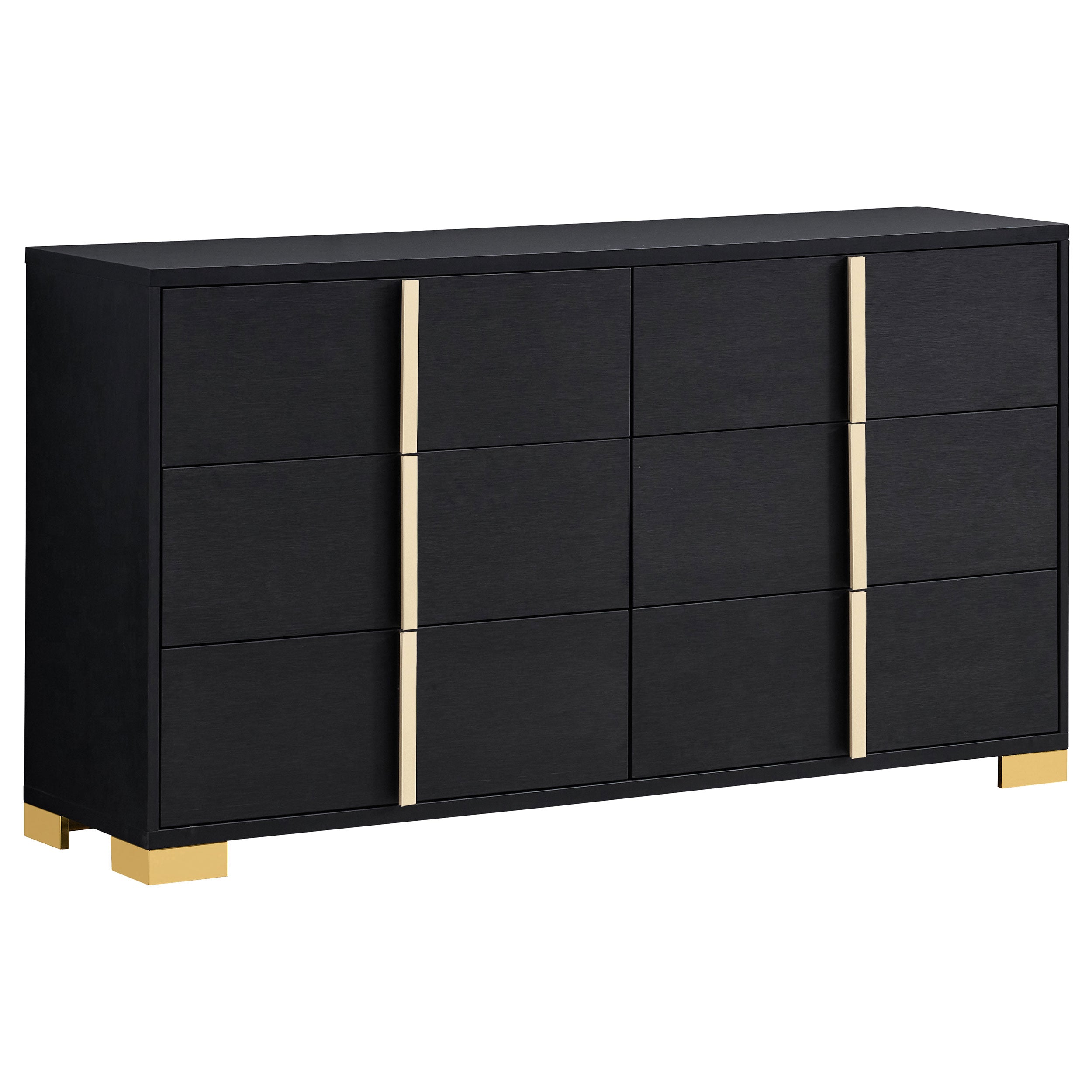 Marceline Bedroom Sets White & Black 4 & 5 Piece - Luxury Home Furniture (MI)