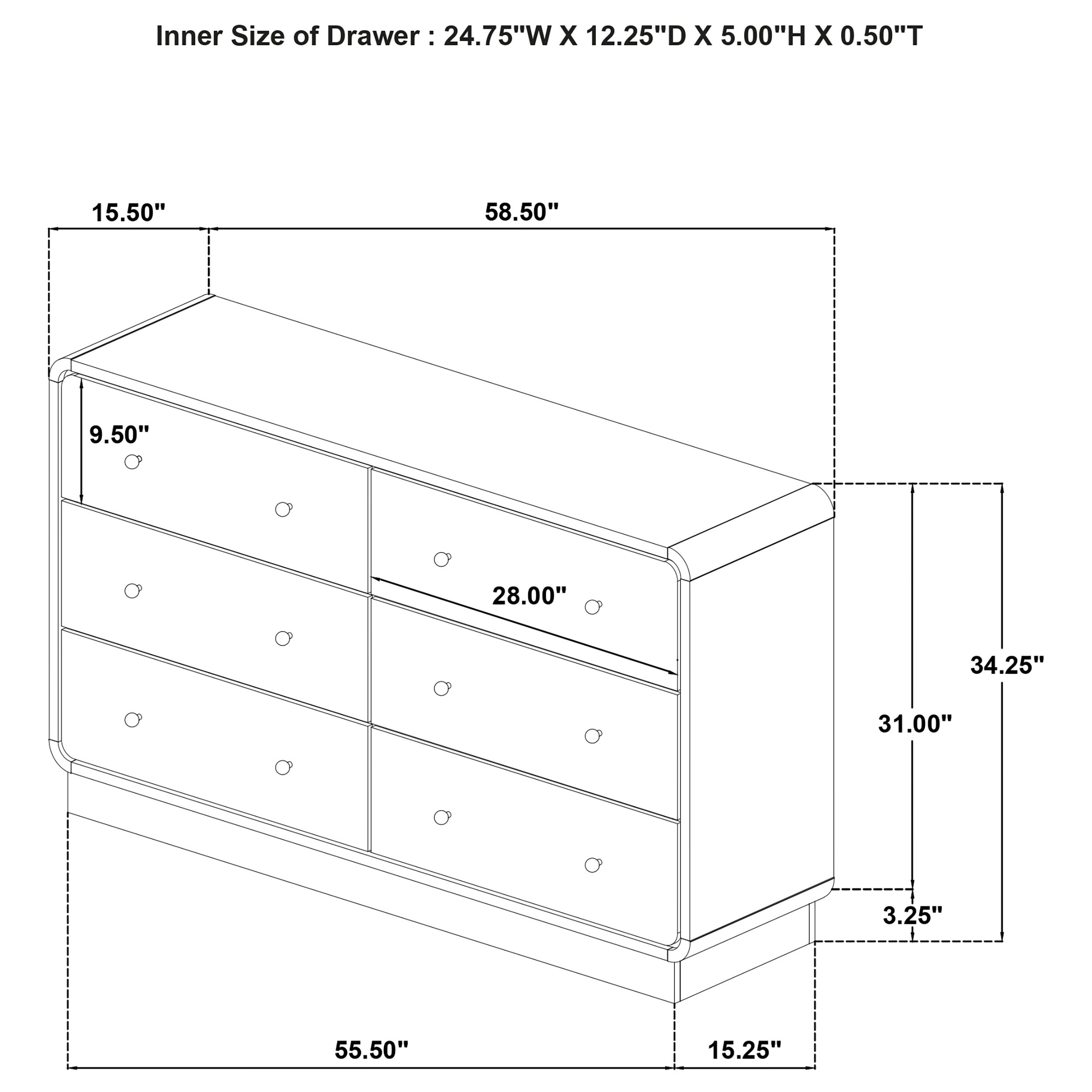 Cavelle 4 & 5 Piece Bedroom Set Queen & E.King