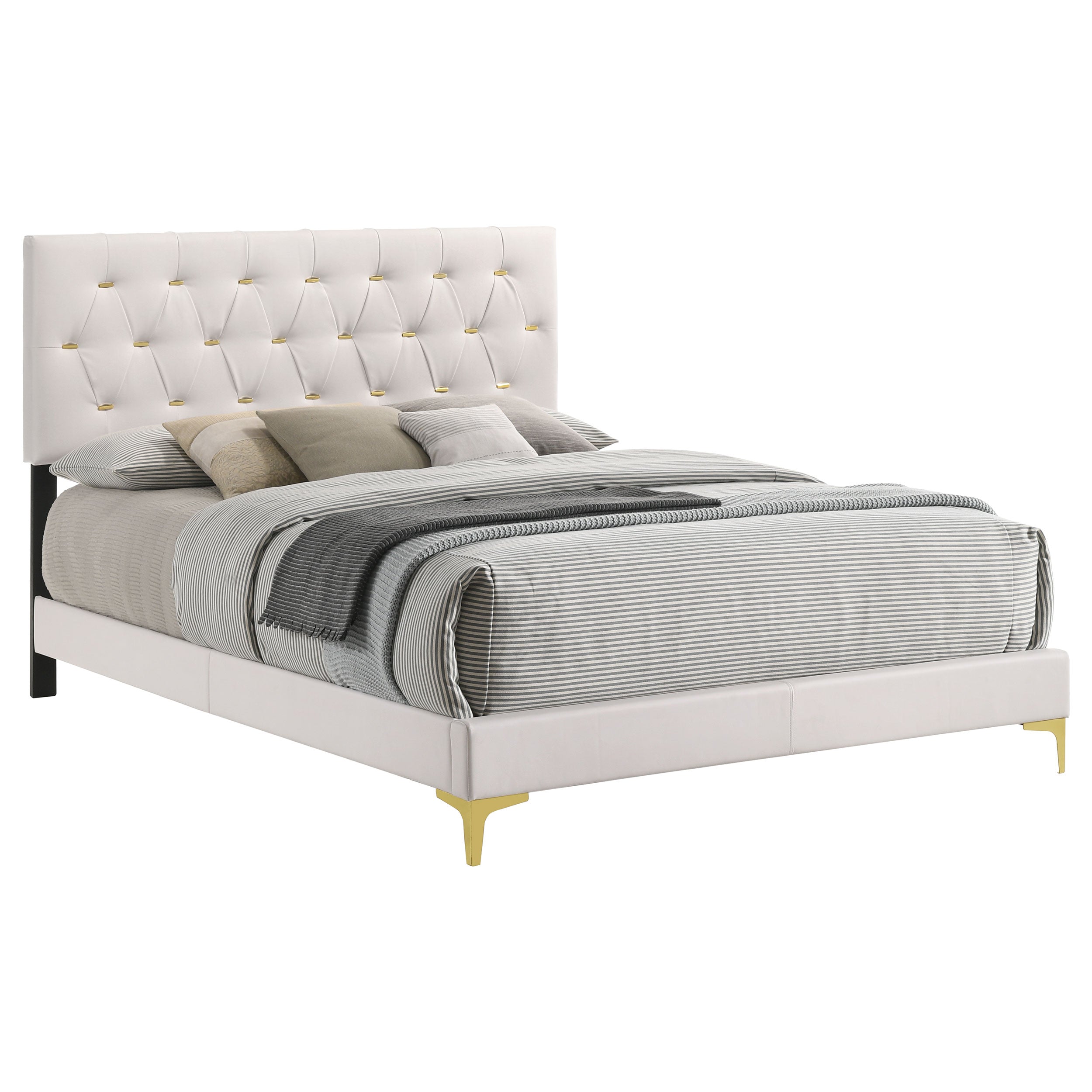 Kendall Upholstered Panel Bed - Luxury Home Furniture (MI)