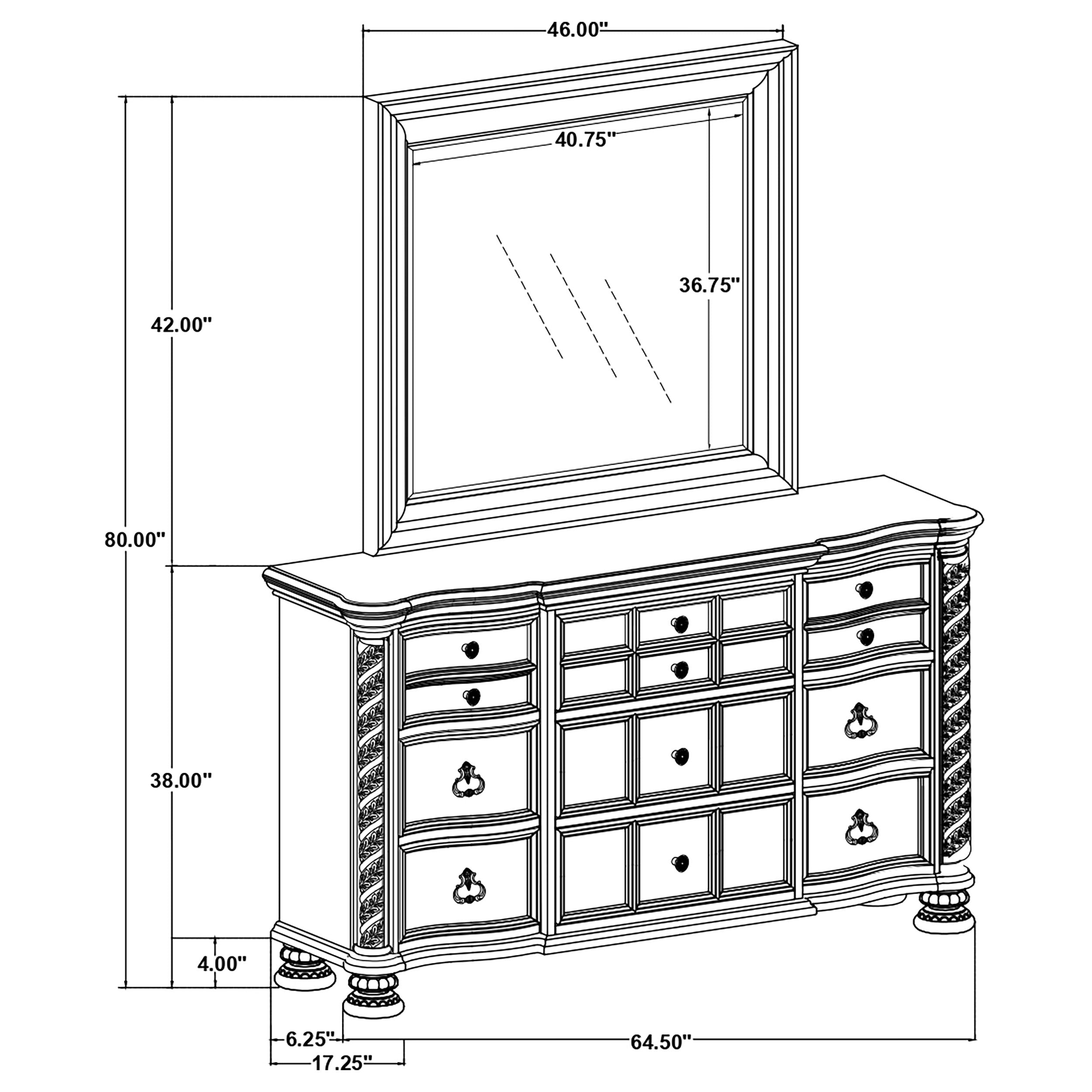 Emmett Dresser With Mirror