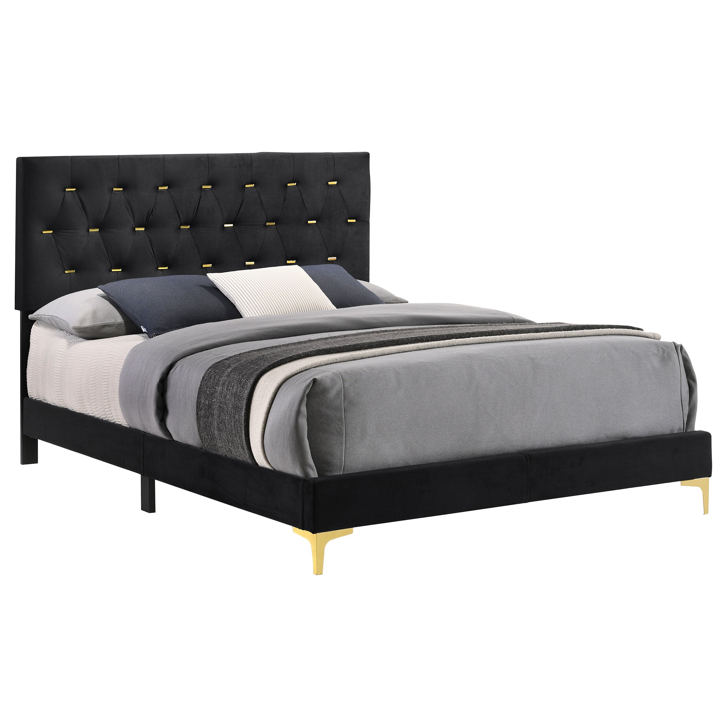 Kendall Upholstered Panel Bed - Luxury Home Furniture (MI)