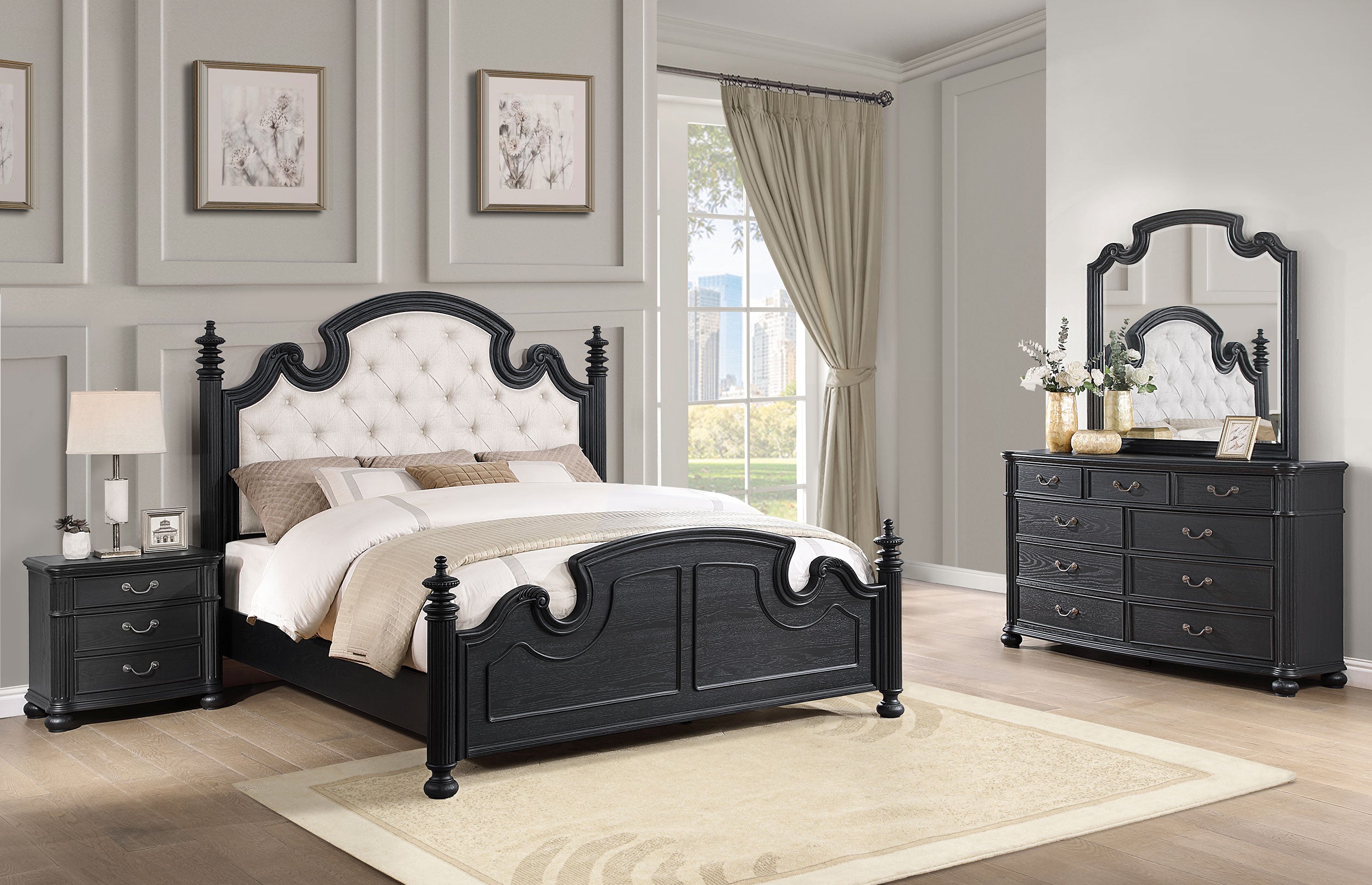 Celina 4 Pc Bedroom Set