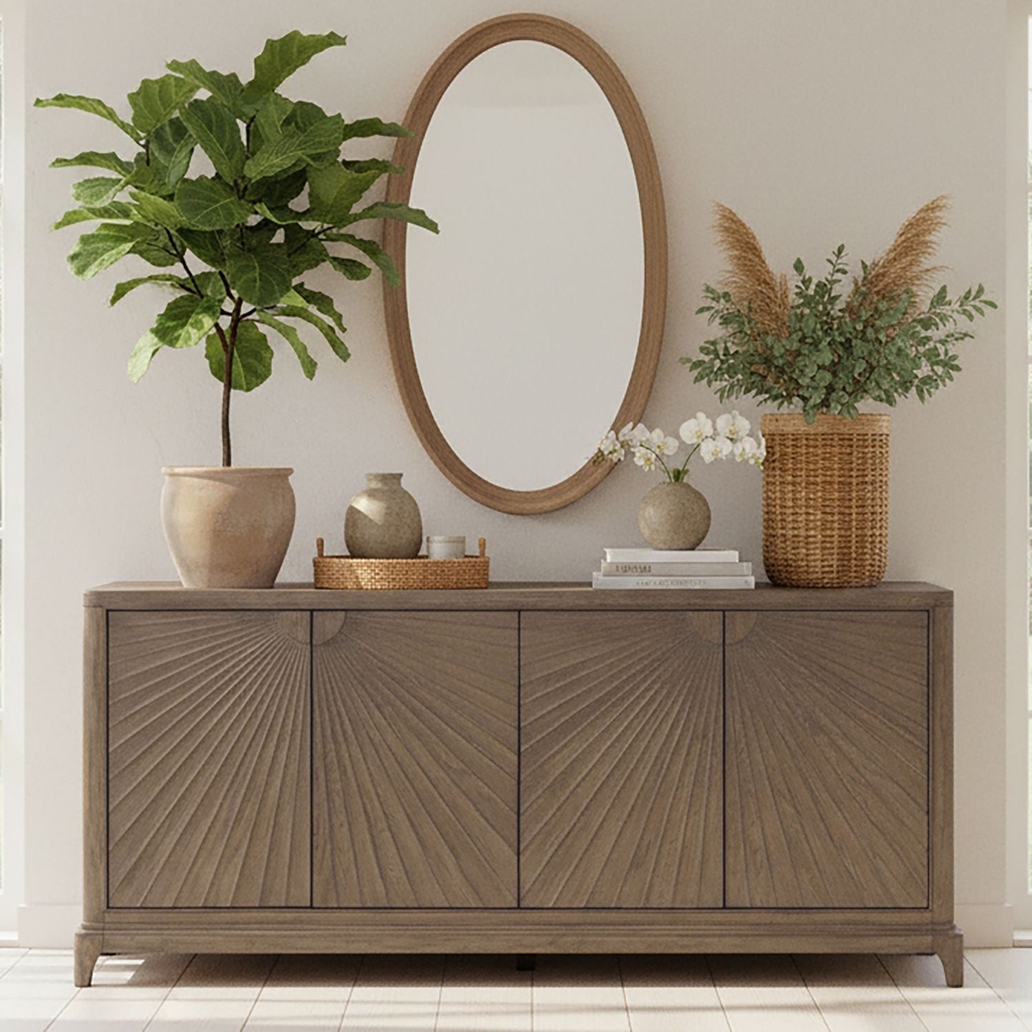 Montecito 4 Door Accent Cabinet image