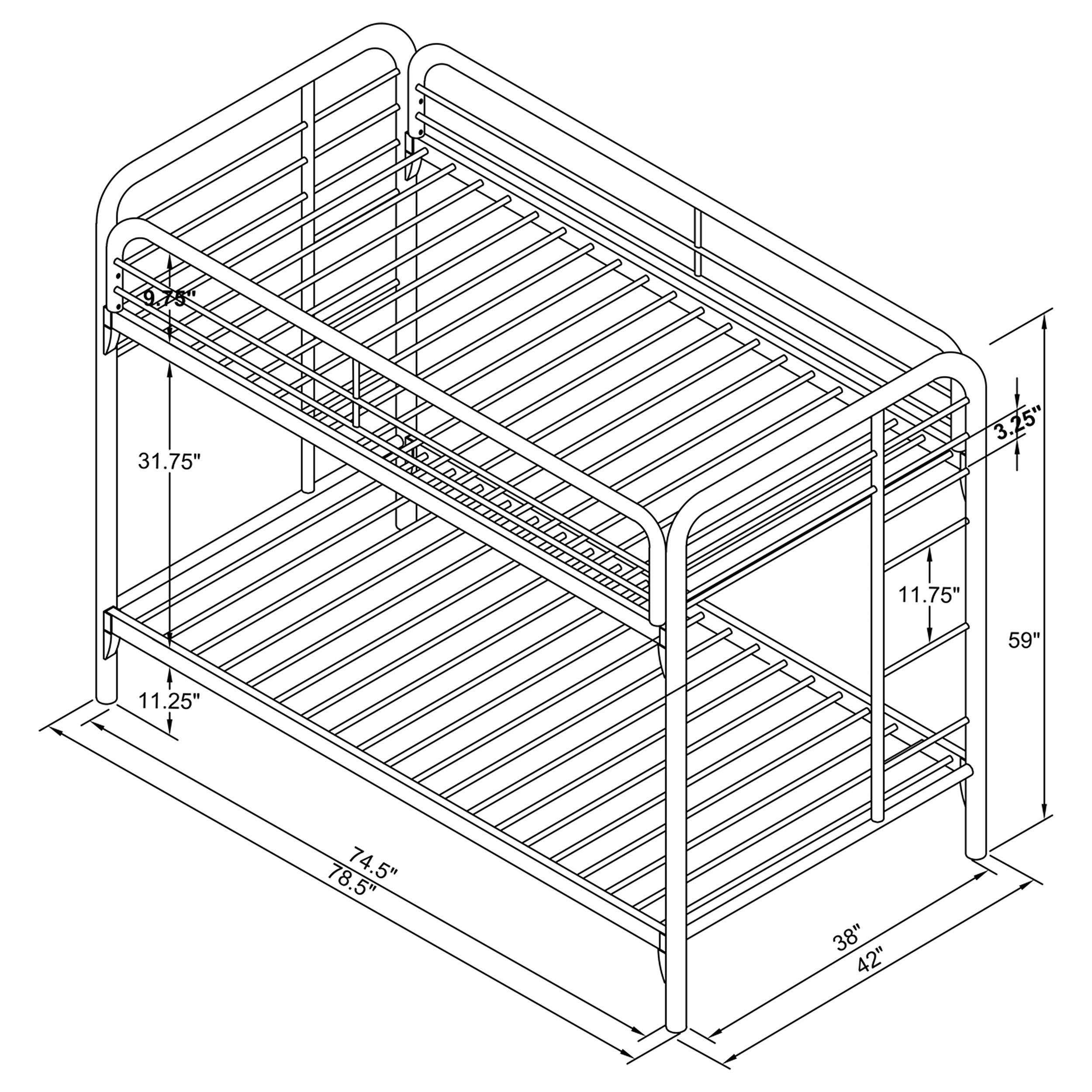 Morgan Bunk Beds - Luxury Home Furniture (MI)