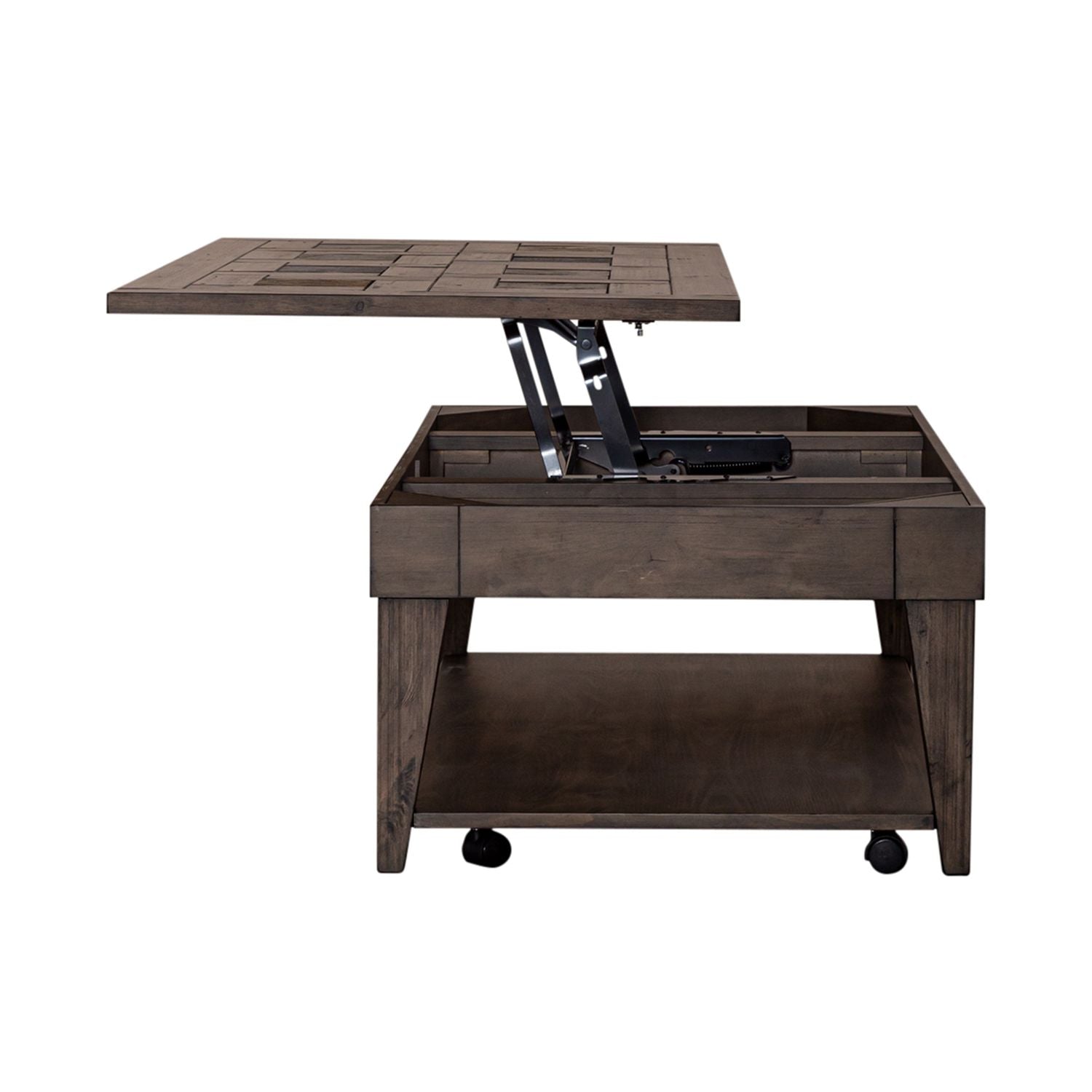 Arrowcreek Lift Top Cocktail Table in Weathered Stone - Luxury Home Furniture (MI)