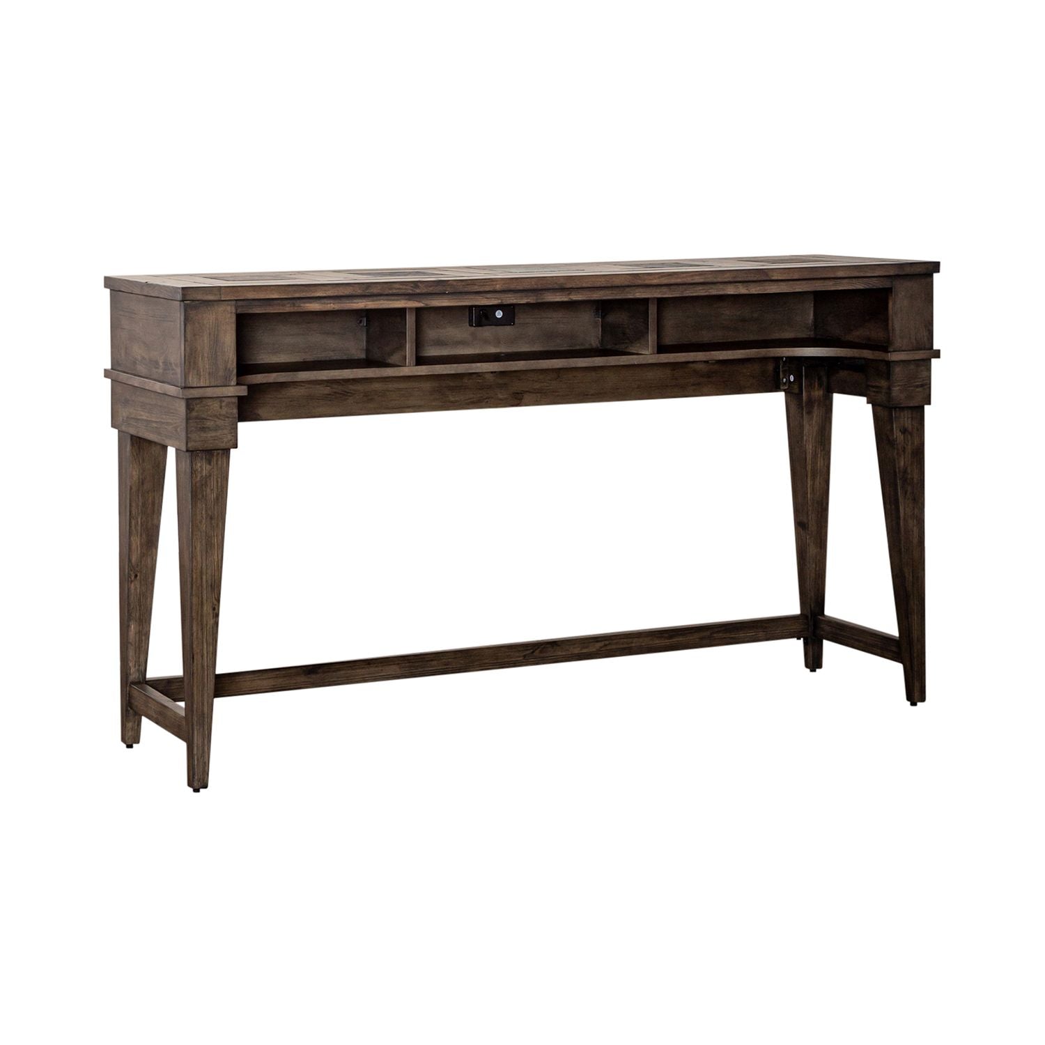 Arrowcreek Console Bar Table in Weathered Stone - Luxury Home Furniture (MI)