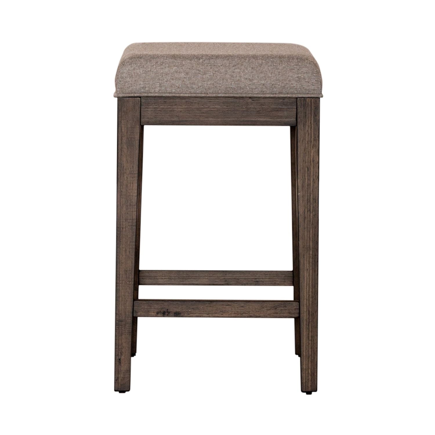 Arrowcreek Upholstered Console Stool in Weathered Stone - Luxury Home Furniture (MI)