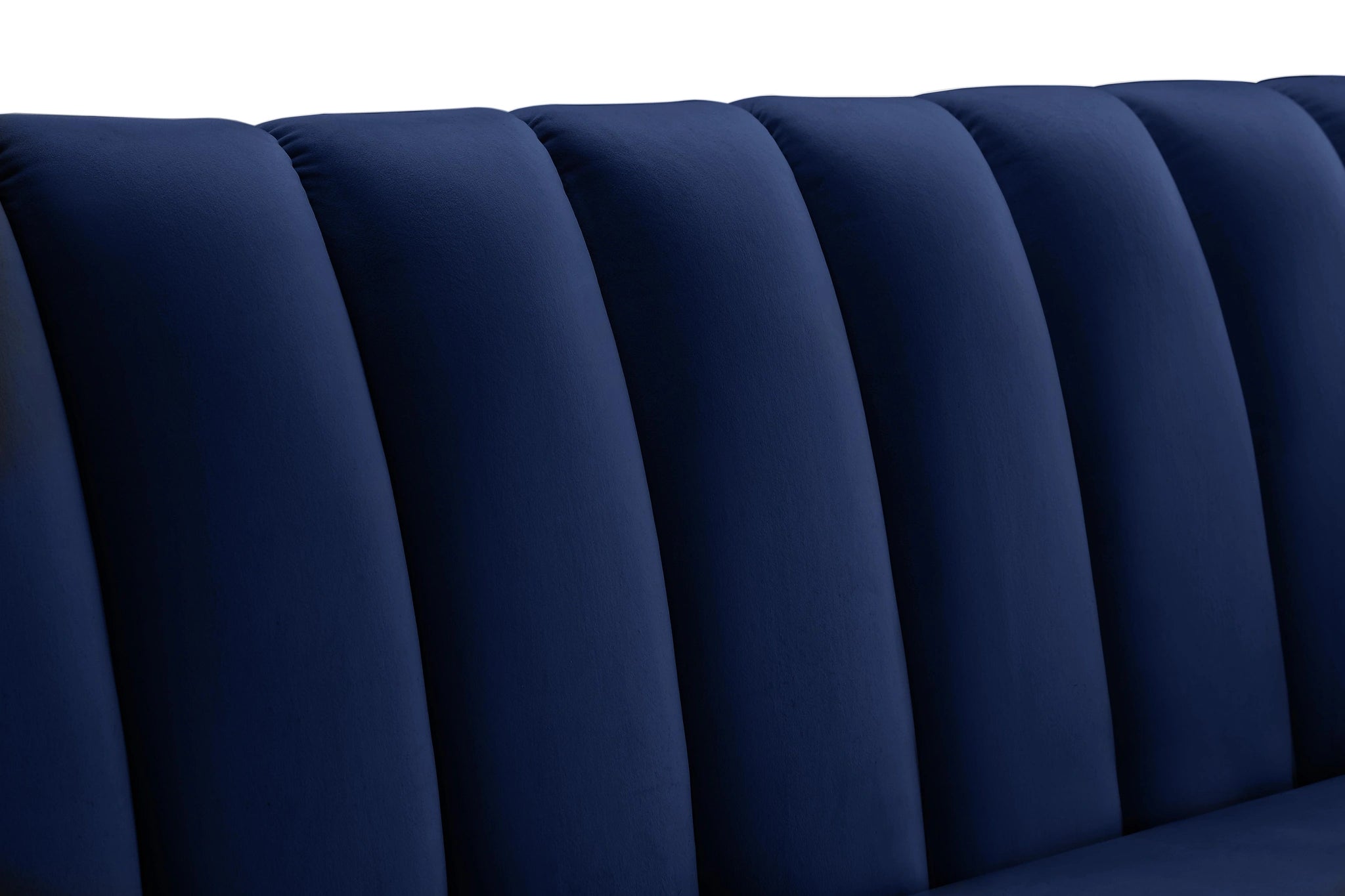 Dixie Navy Velvet Loveseat