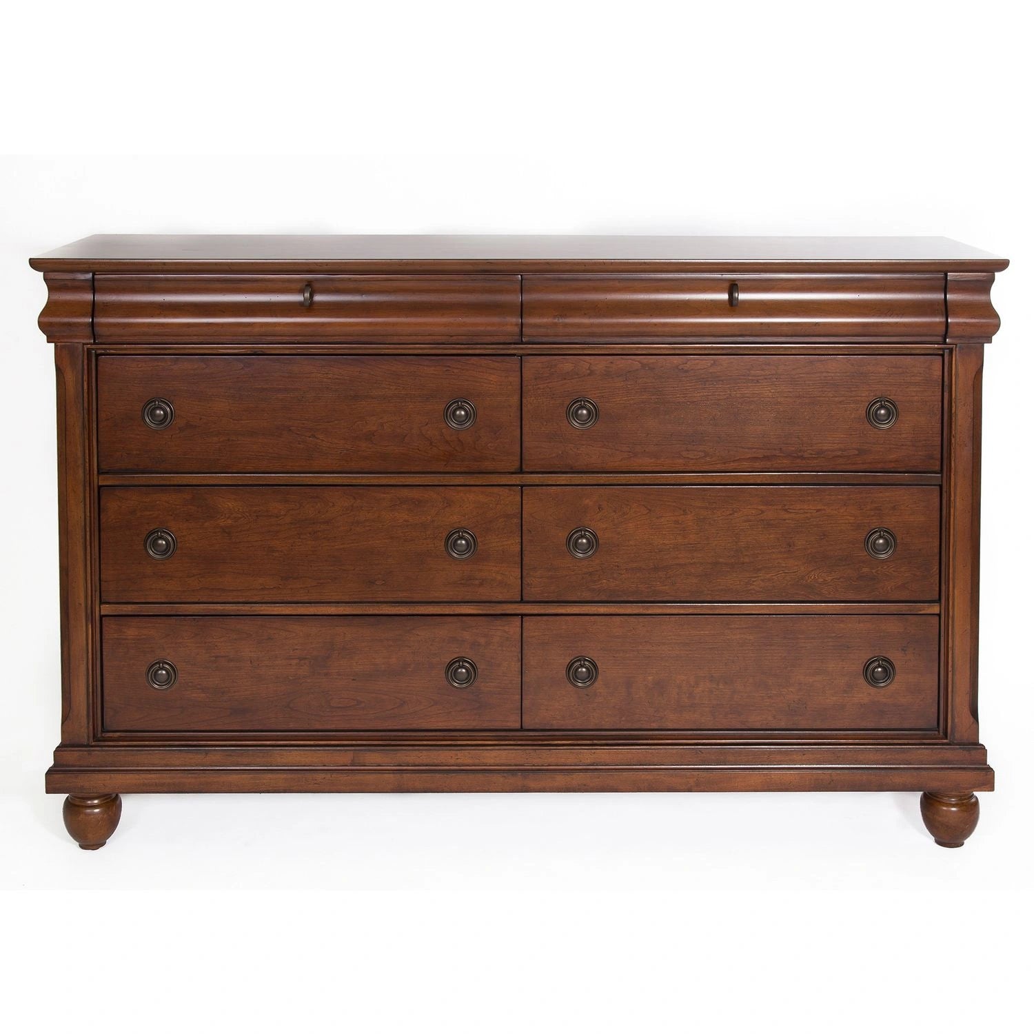 Rustic Traditions 8 Drawer Dresser in Rustic Cherry image