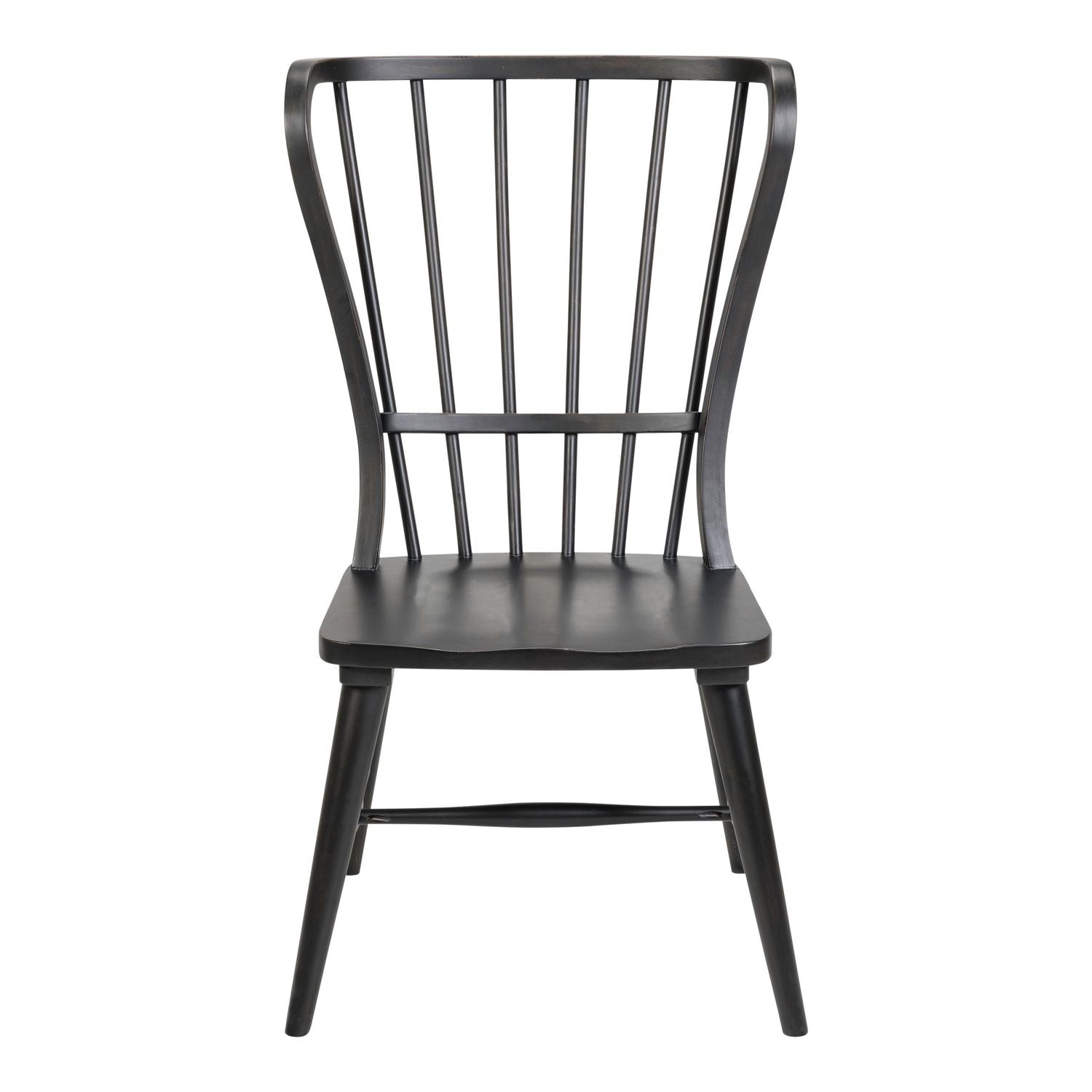 River Place Windsor Back Side Chair - Black (RTA)
