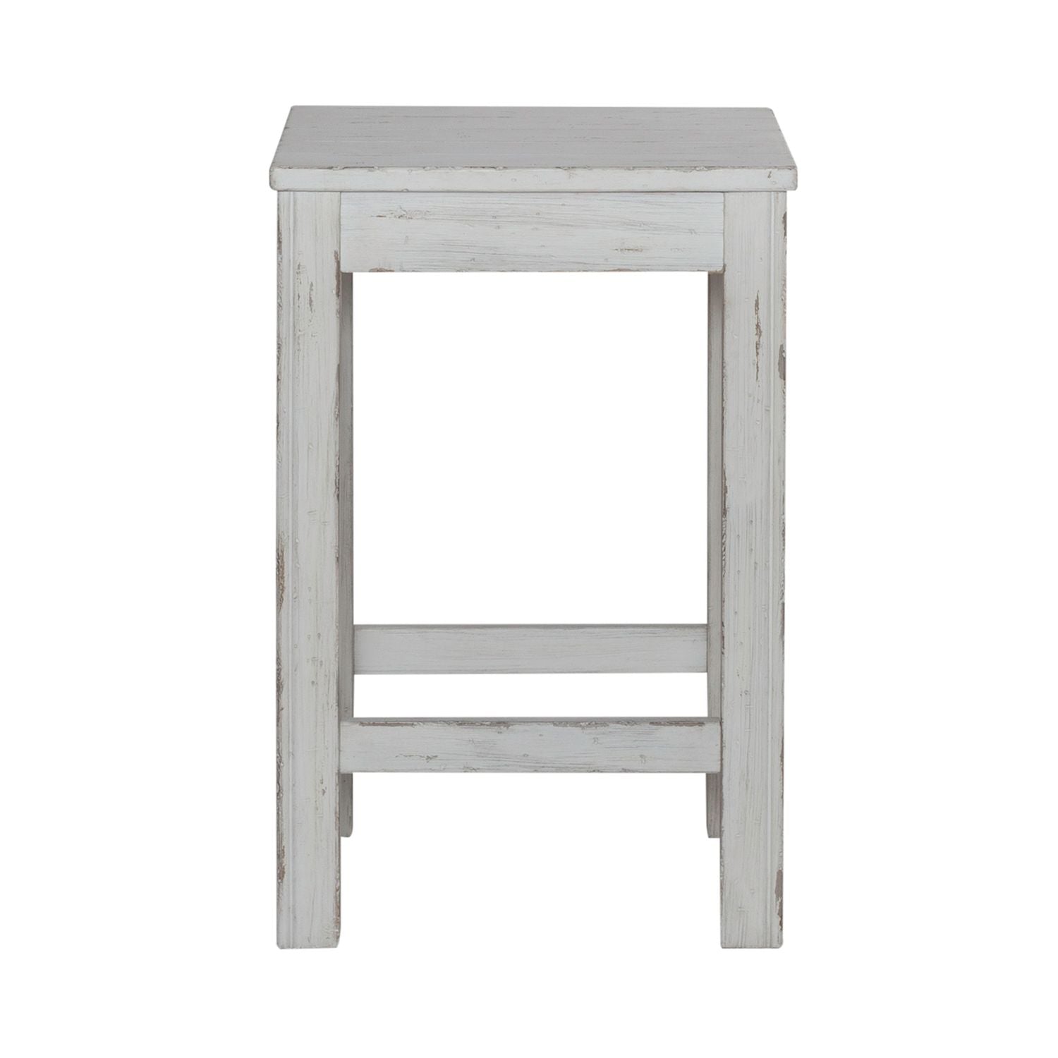 River Place Console Stool in Riverstone White & Tobacco