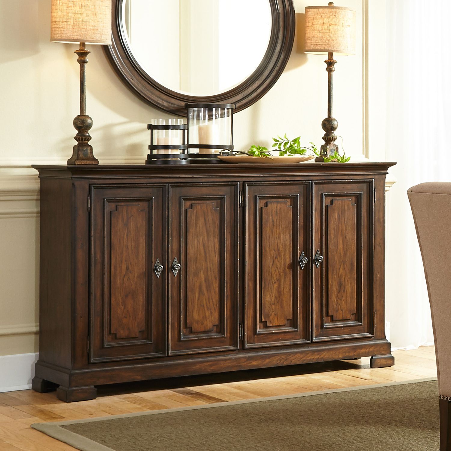 Liberty Furniture Armand Buffet in Antique Brownstone image