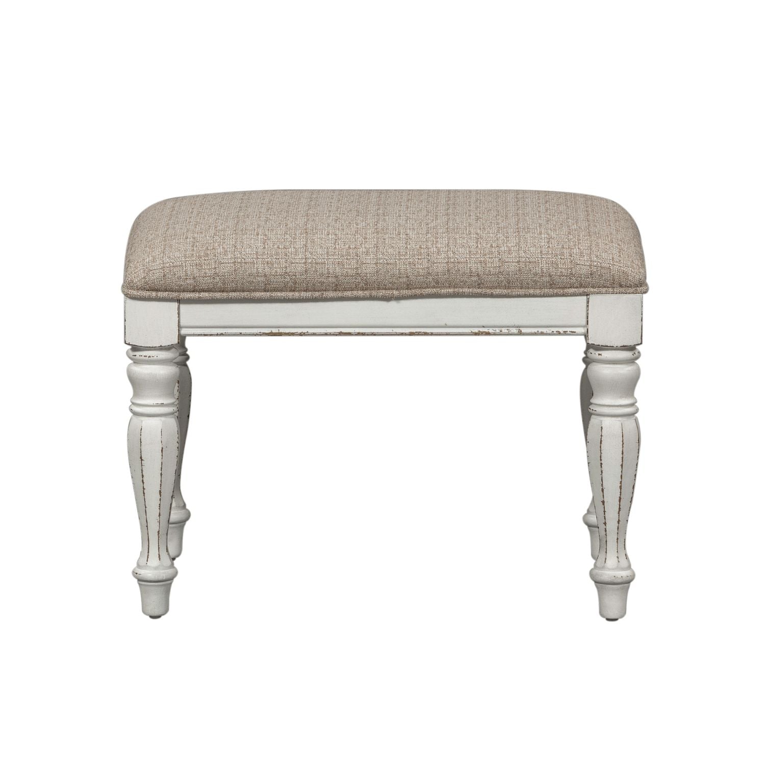 Magnolia Manor Accent Bench in Antique White image