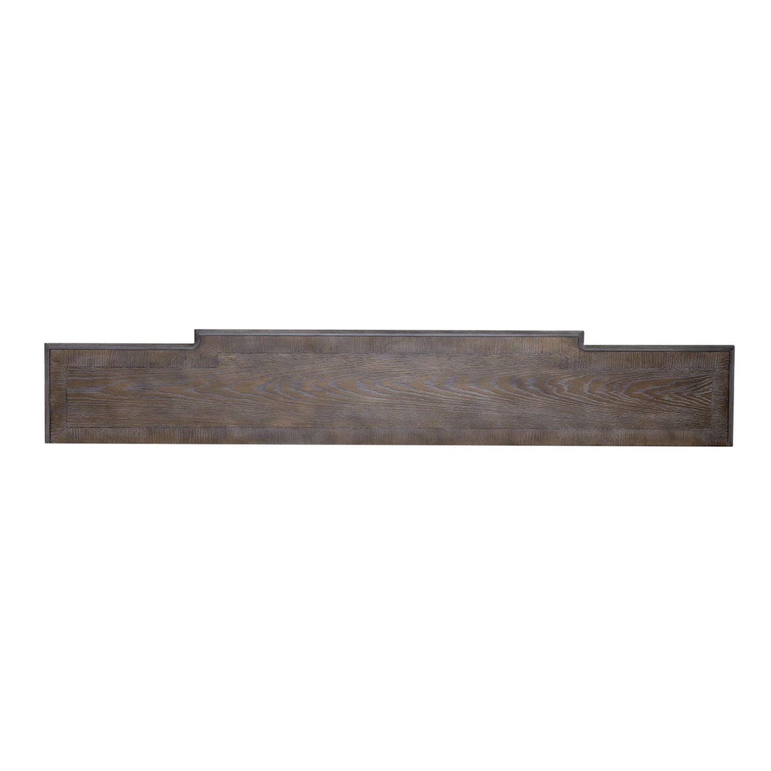 Magnolia Manor 72 Inch Hall Console Table in Antique White Base w/ Weathered Bark Tops - Luxury Home Furniture (MI)