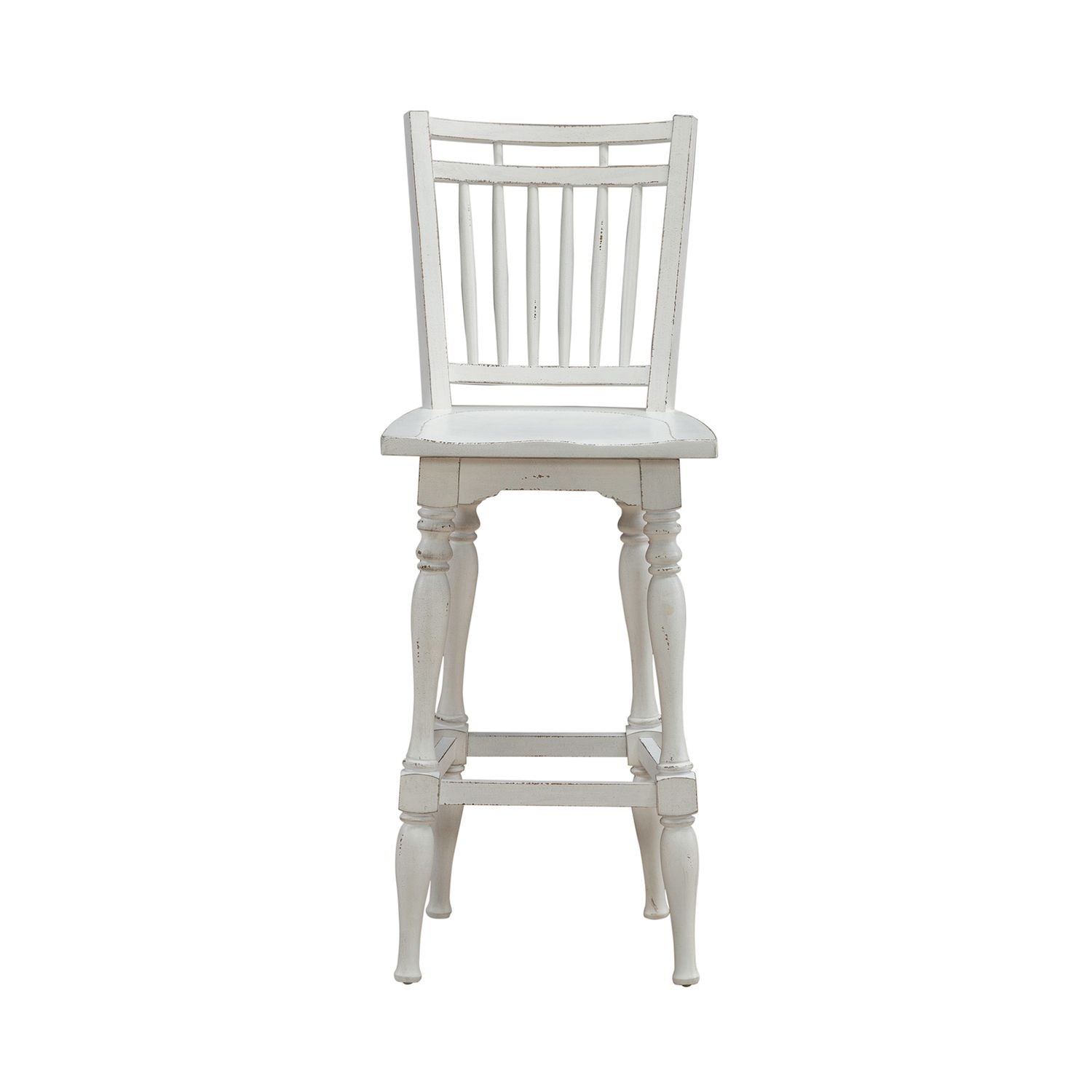 Magnolia Manor Spindle Back Swivel Bar Stool image