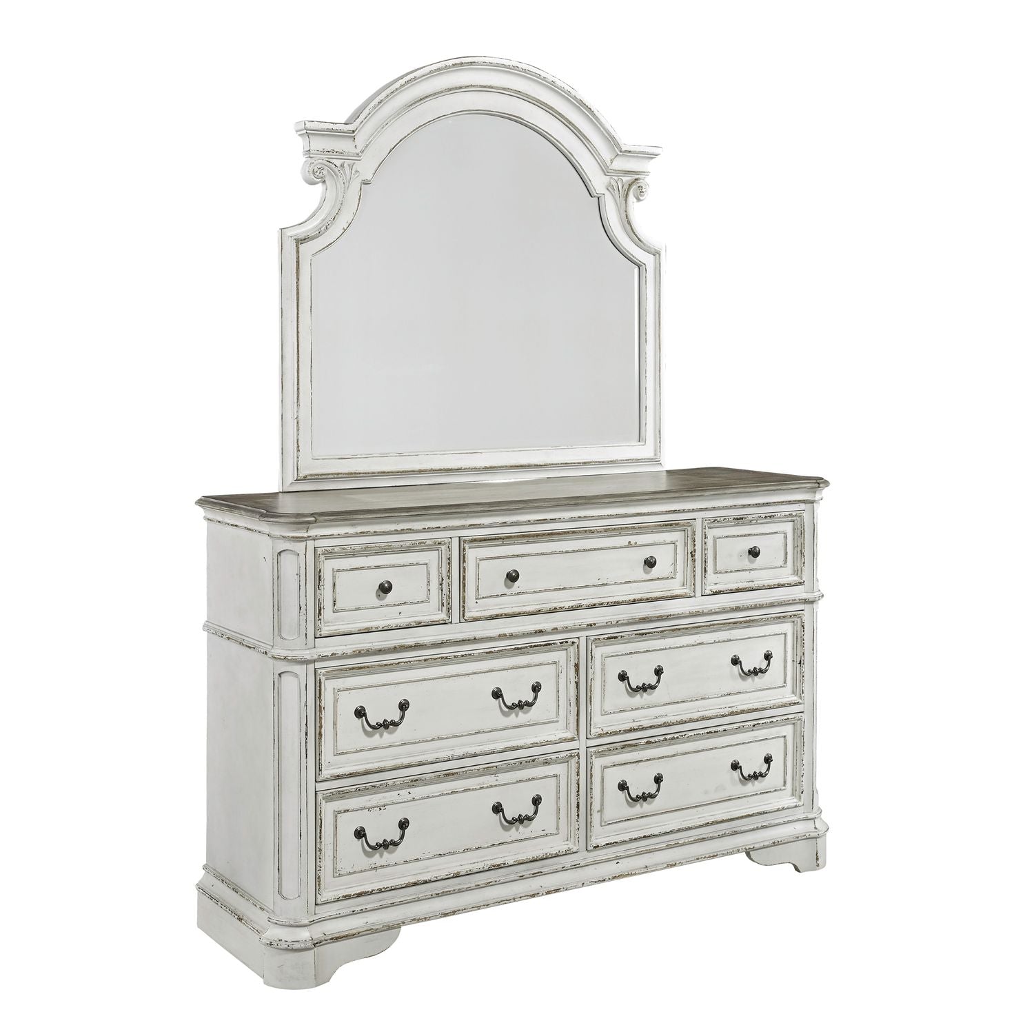 Magnolia Manor Dresser & Mirror image