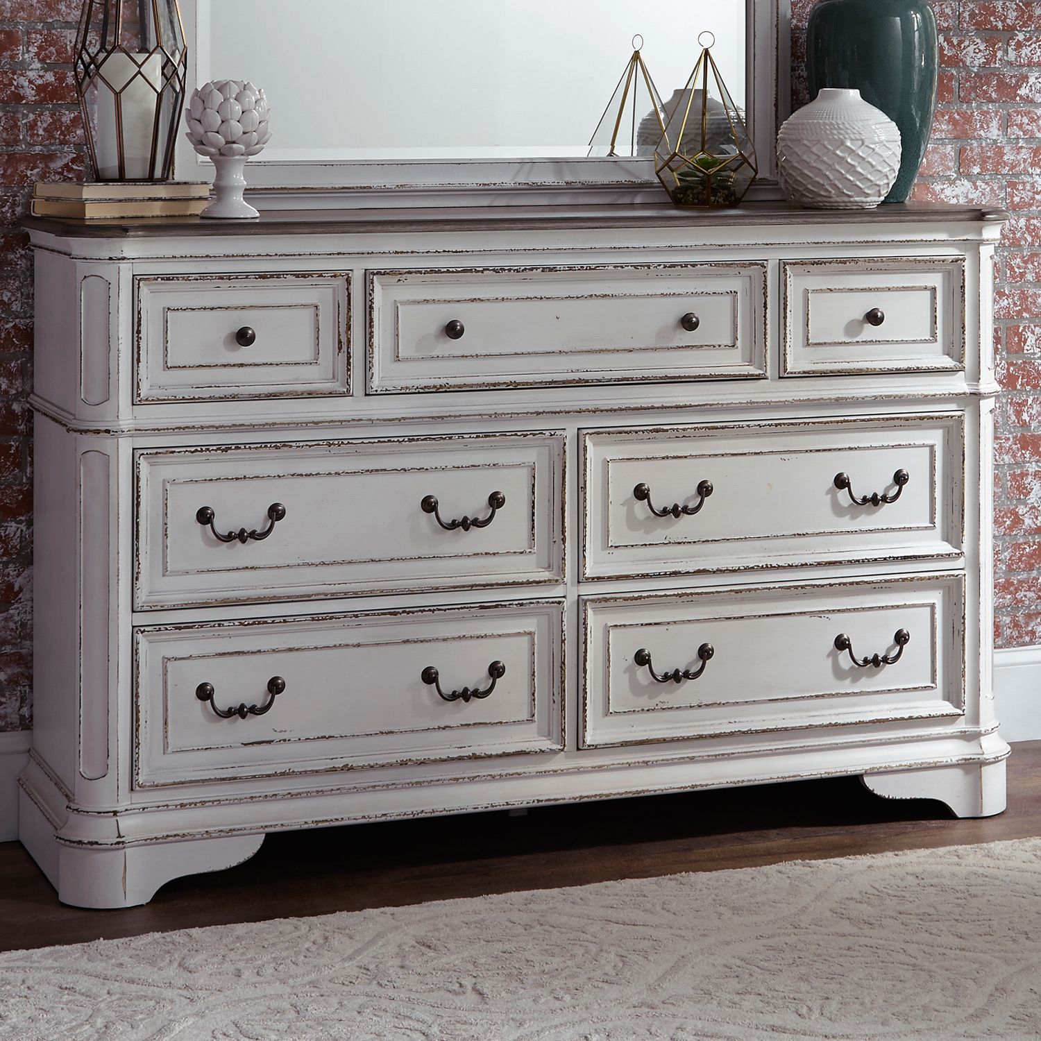 Magnolia Manor 7 Drawer Dresser image