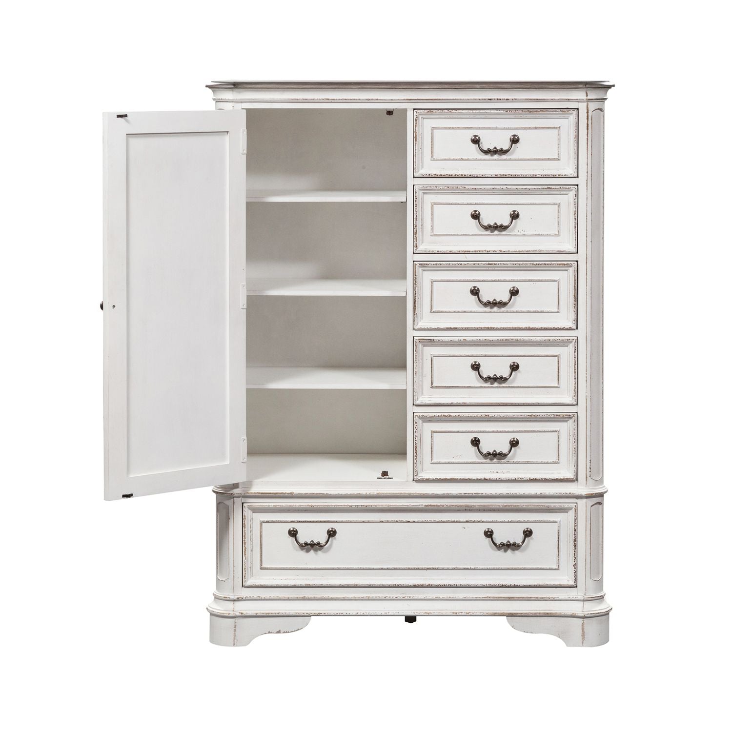 Magnolia Master Chest Manor in Antique White - Luxury Home Furniture (MI)