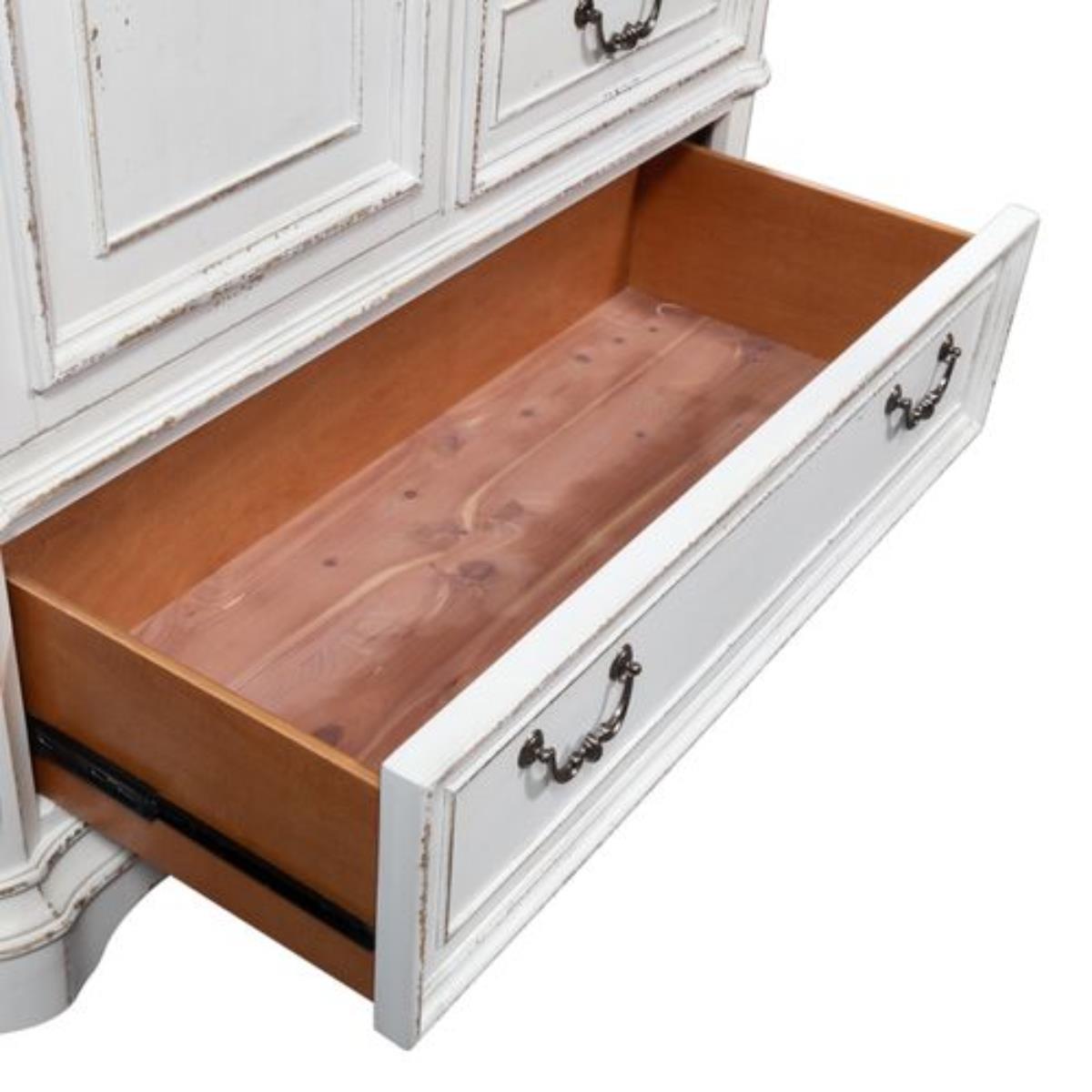 Liberty Magnolia Master Chest Manor in Antique White - Luxury Home Furniture (MI)