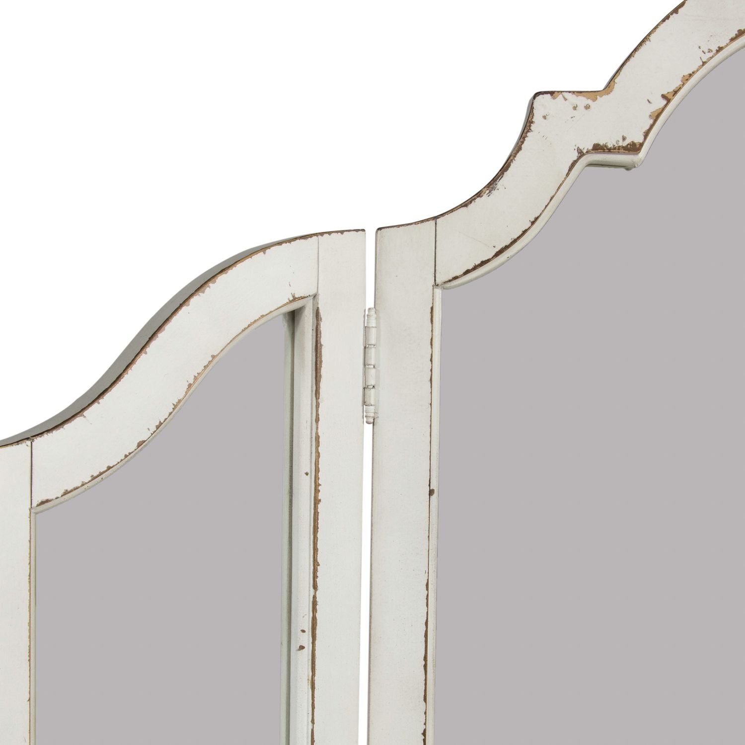 Magnolia Manor Vanity Mirror in Antique White - Luxury Home Furniture (MI)