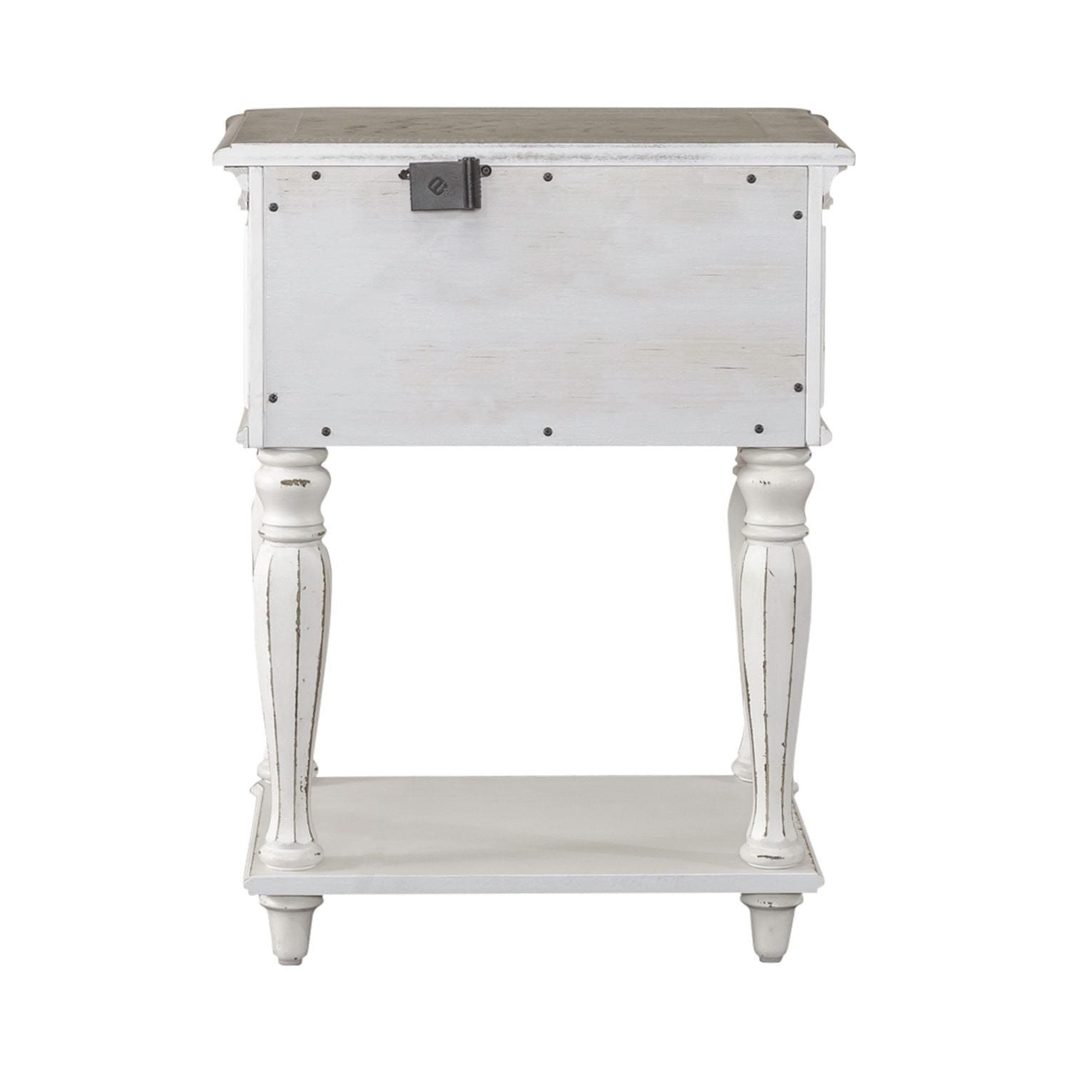 Magnolia Manor Leg Nightstand in Antique White image
