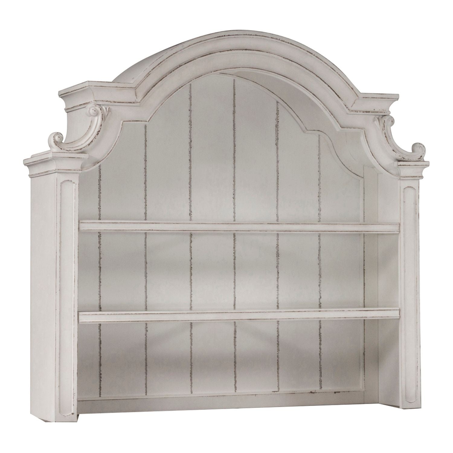 Magnolia Manor Hutch in Antique White - Luxury Home Furniture (MI)