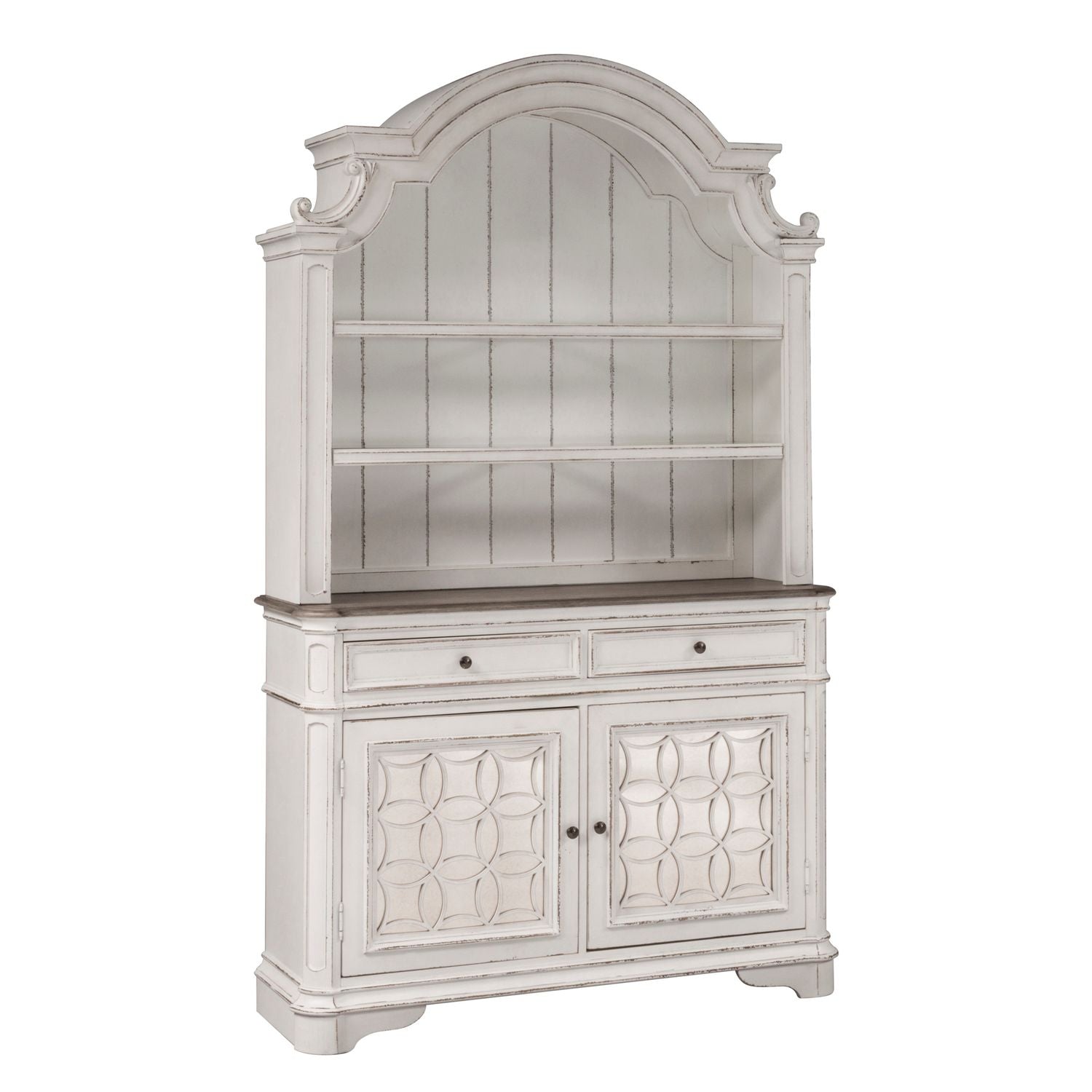 Magnolia Manor Hutch & Buffet - Luxury Home Furniture (MI)