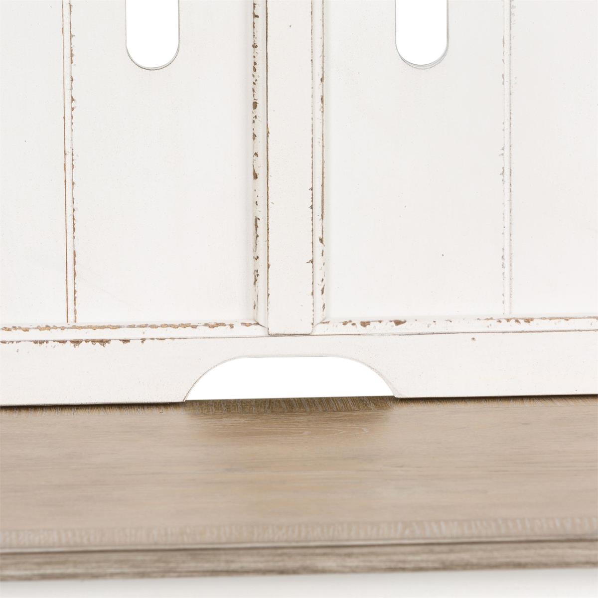 Liberty Furniture Magnolia Manor Entertainment Hutch in Antique White - Luxury Home Furniture (MI)