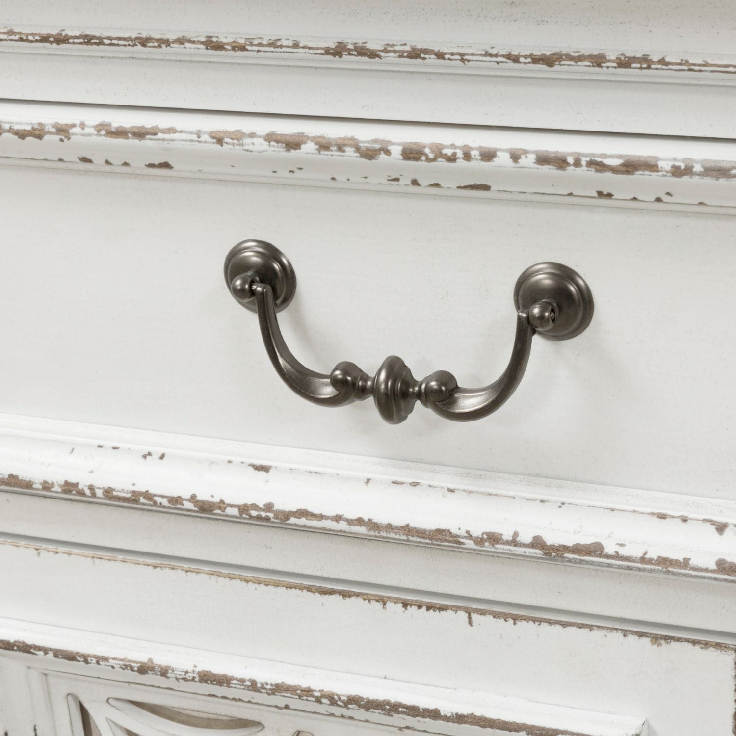 Magnolia Manor Hall Buffet in Antique White - Luxury Home Furniture (MI)