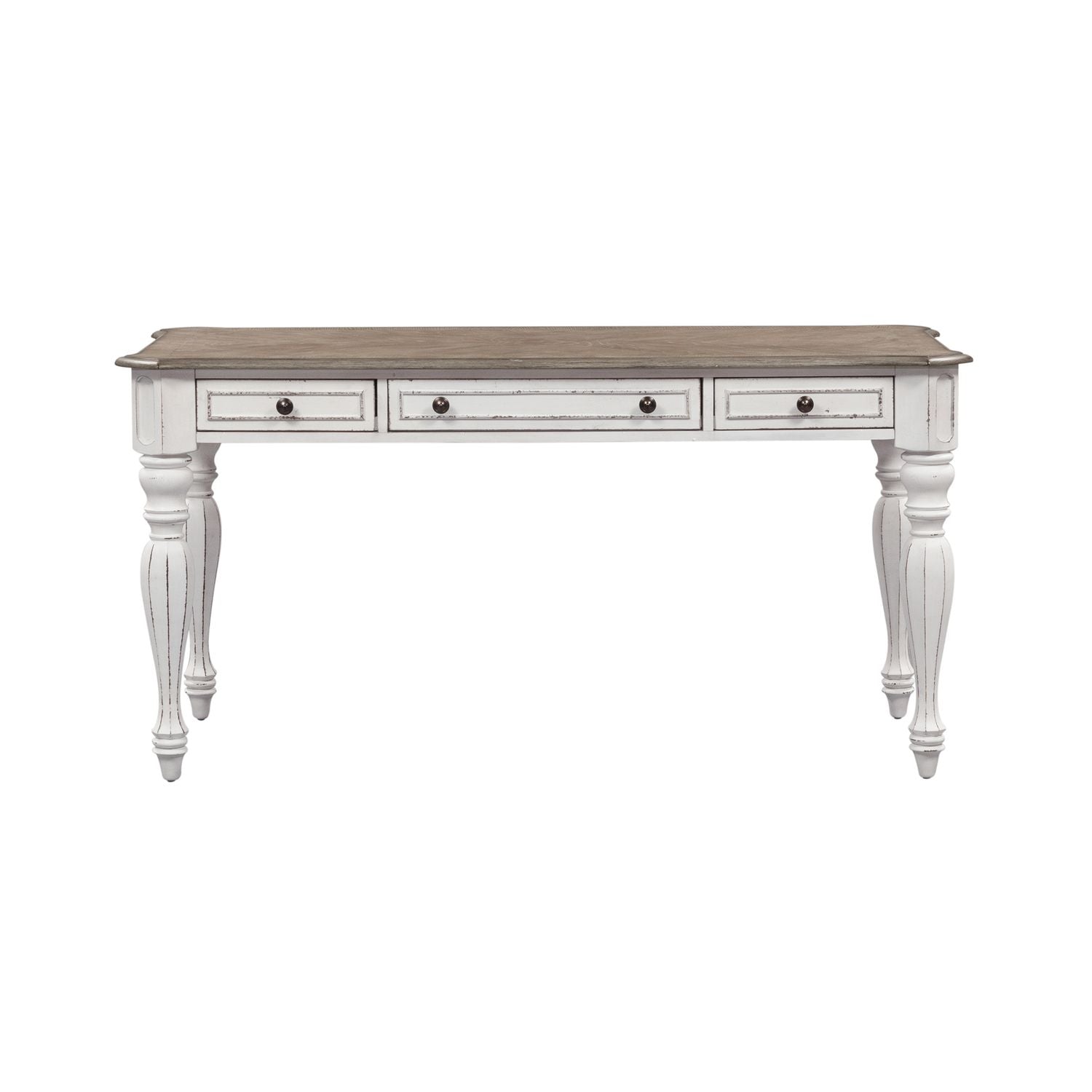 Magnolia Manor Writing Desk in Antique White - Luxury Home Furniture (MI)