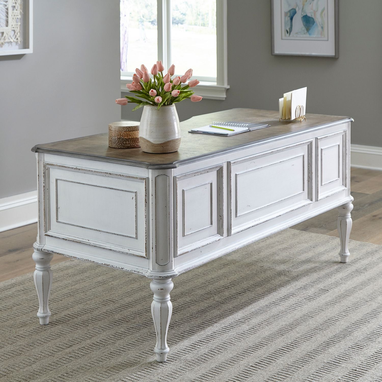 Magnolia Manor Writing Desk - Luxury Home Furniture (MI)