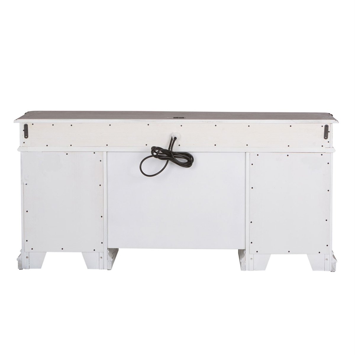 Liberty Magnolia Manor Credenza in Antique White - Luxury Home Furniture (MI)