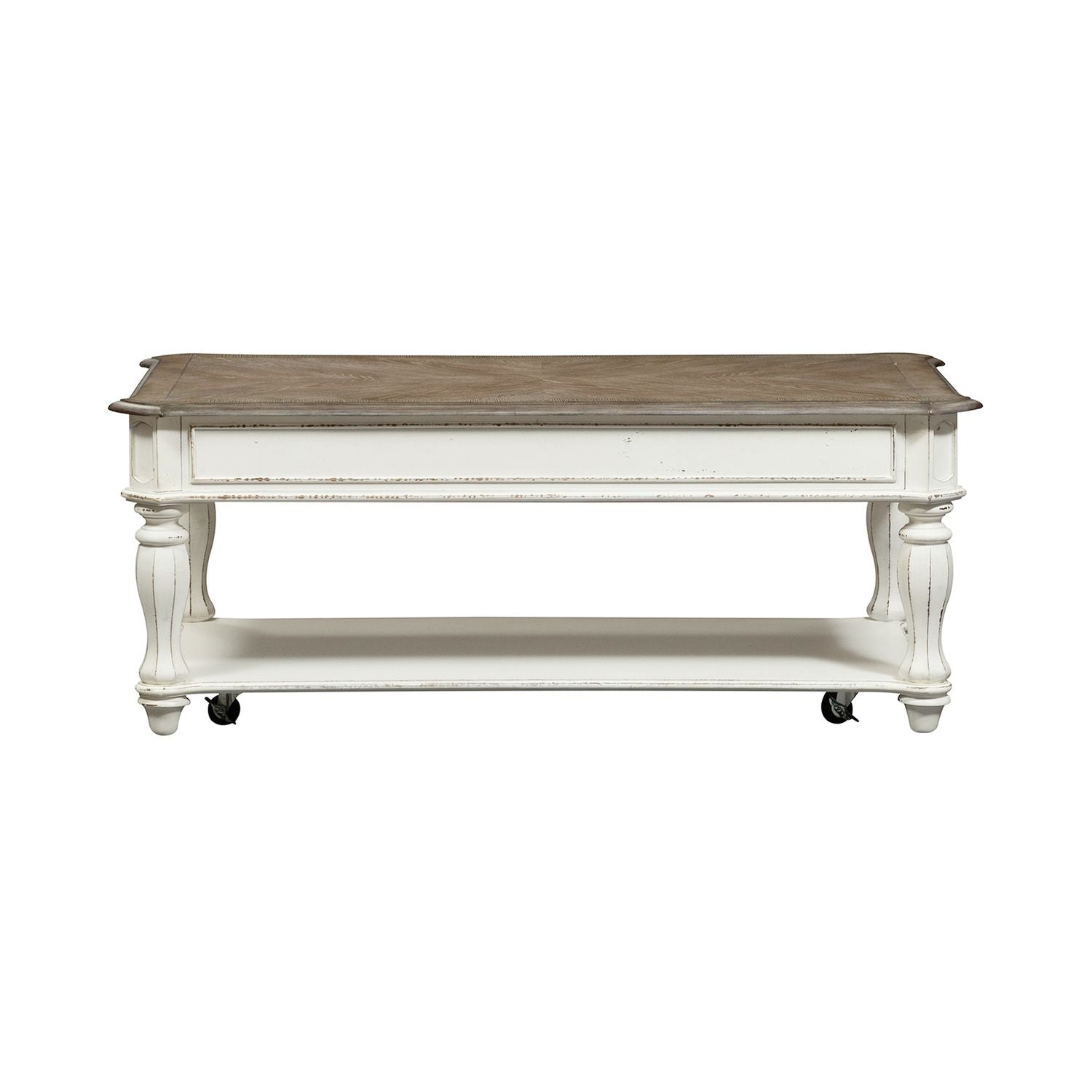 Magnolia Manor Lift Top Cocktail Table in Antique White - Luxury Home Furniture (MI)