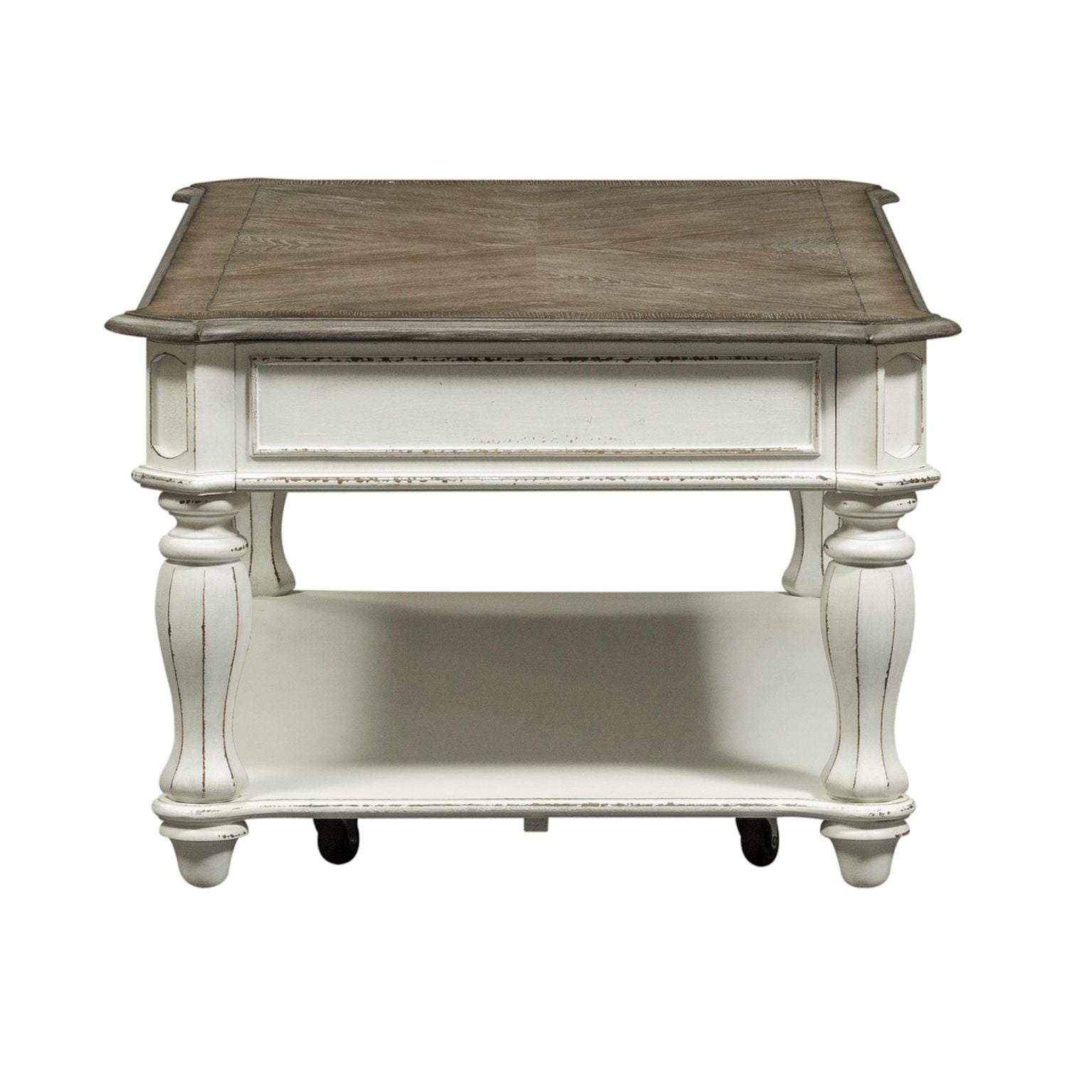 Magnolia Manor Lift Top Cocktail Table in Antique White image