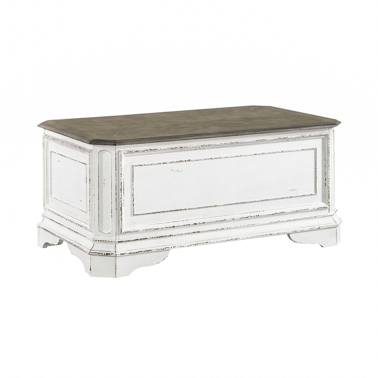 Magnolia Manor Storage Trunk in Antique White image