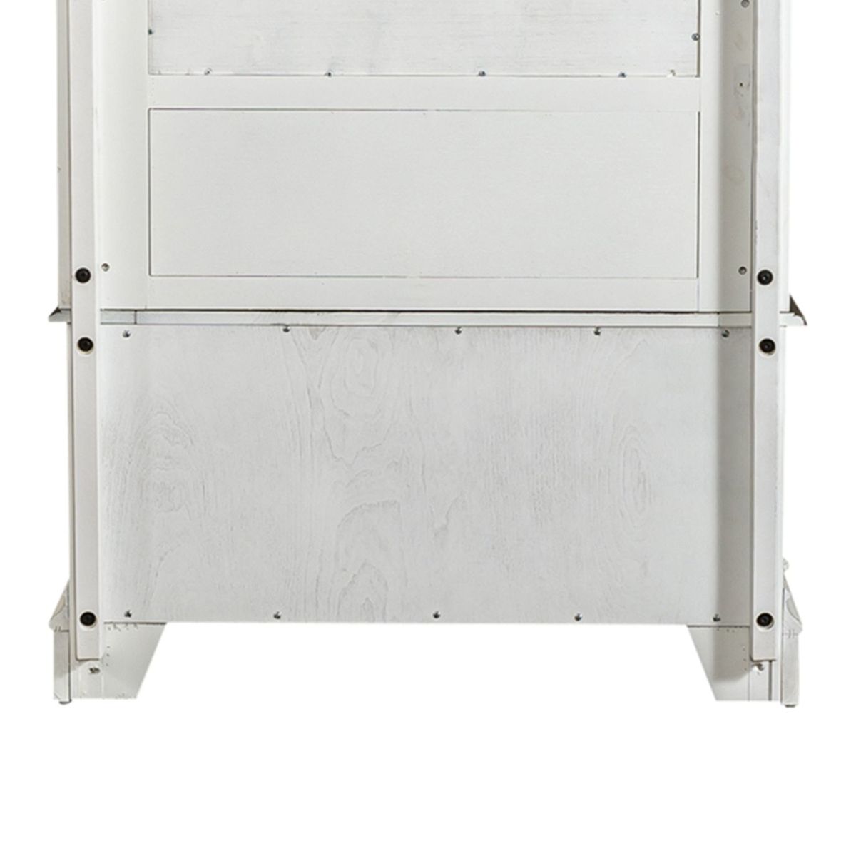 Liberty Furniture Magnolia Manor Hall Tree Base in Antique White & Weathered Bark - Luxury Home Furniture (MI)