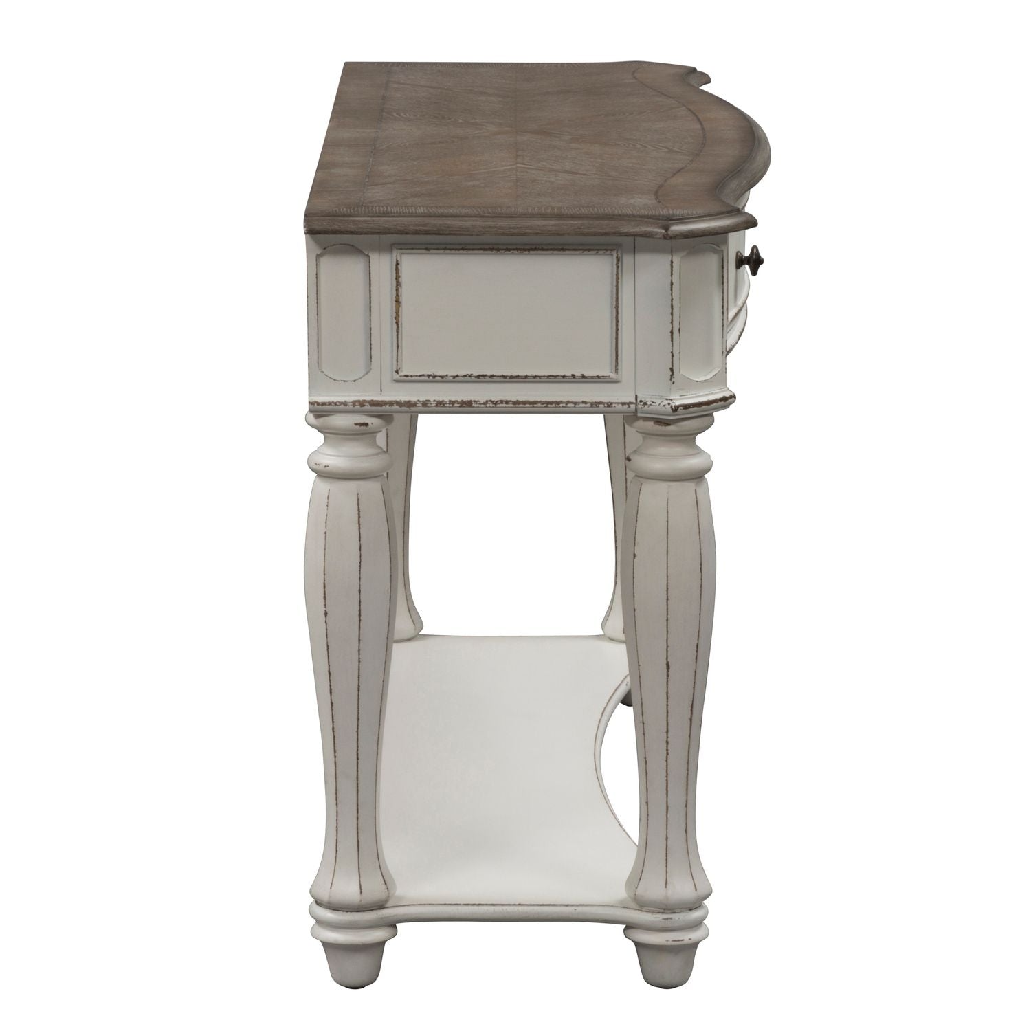 Magnolia Manor Sofa Table in Antique White - Luxury Home Furniture (MI)