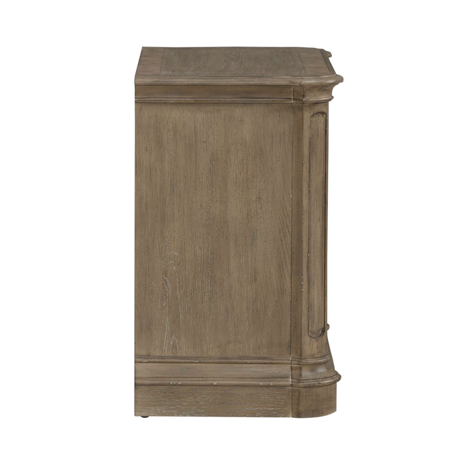 Magnolia Manor II 2 Drawer Nightstand in Weathered Bisque - Luxury Home Furniture (MI)