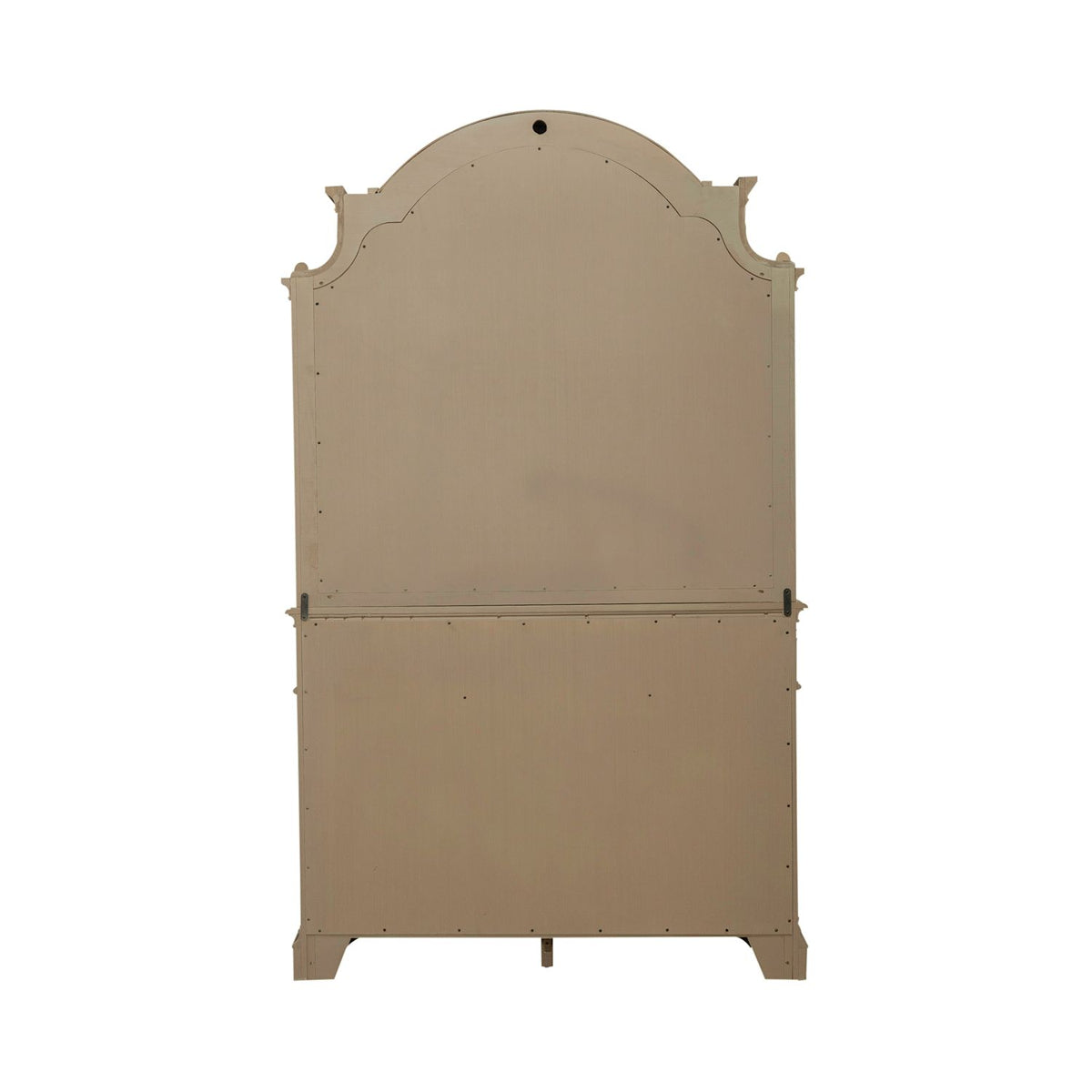 Liberty Furniture Magnolia Manor Buffet with Hutch in Weathered Bisque