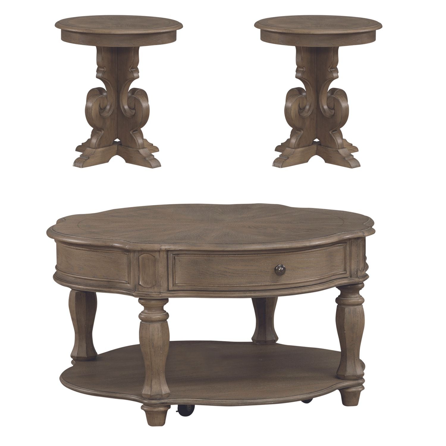 Magnolia Manor Opt 3 Piece Set - Luxury Home Furniture (MI)