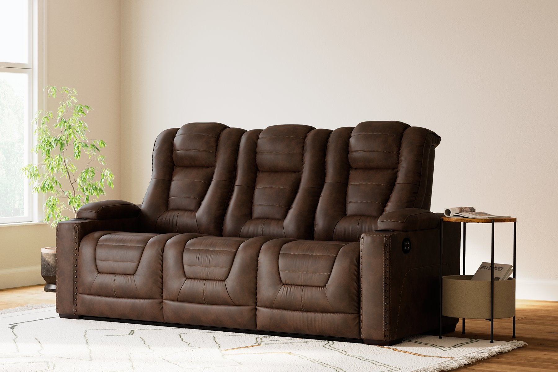Owner's Box Living Room Set - Luxury Home Furniture (MI)