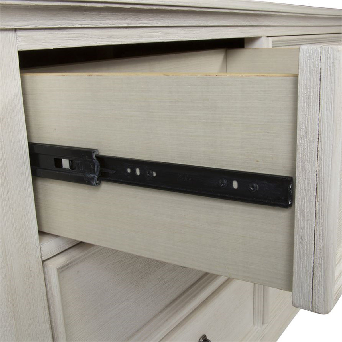 Liberty Funiture Bayside Leg Nightstand in Antique White