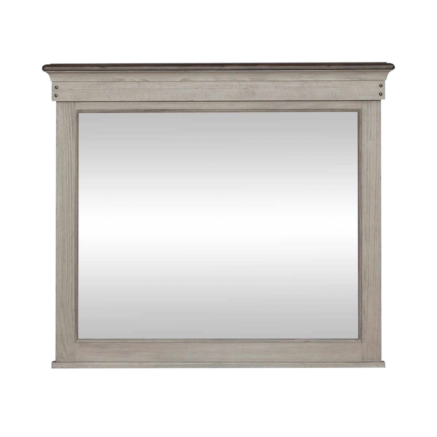 Ivy Hollow Landscape Mirror in Weathered Linen image